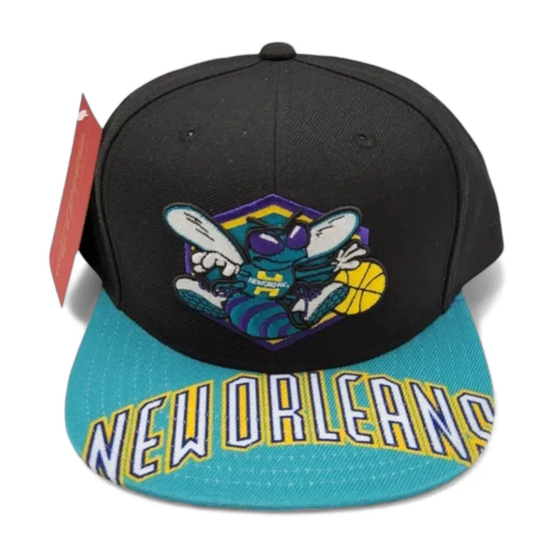 Men's Mitchell & Ness NBA Swingman Pop Snapback Hwc Hornets - Black sold by Zulily
