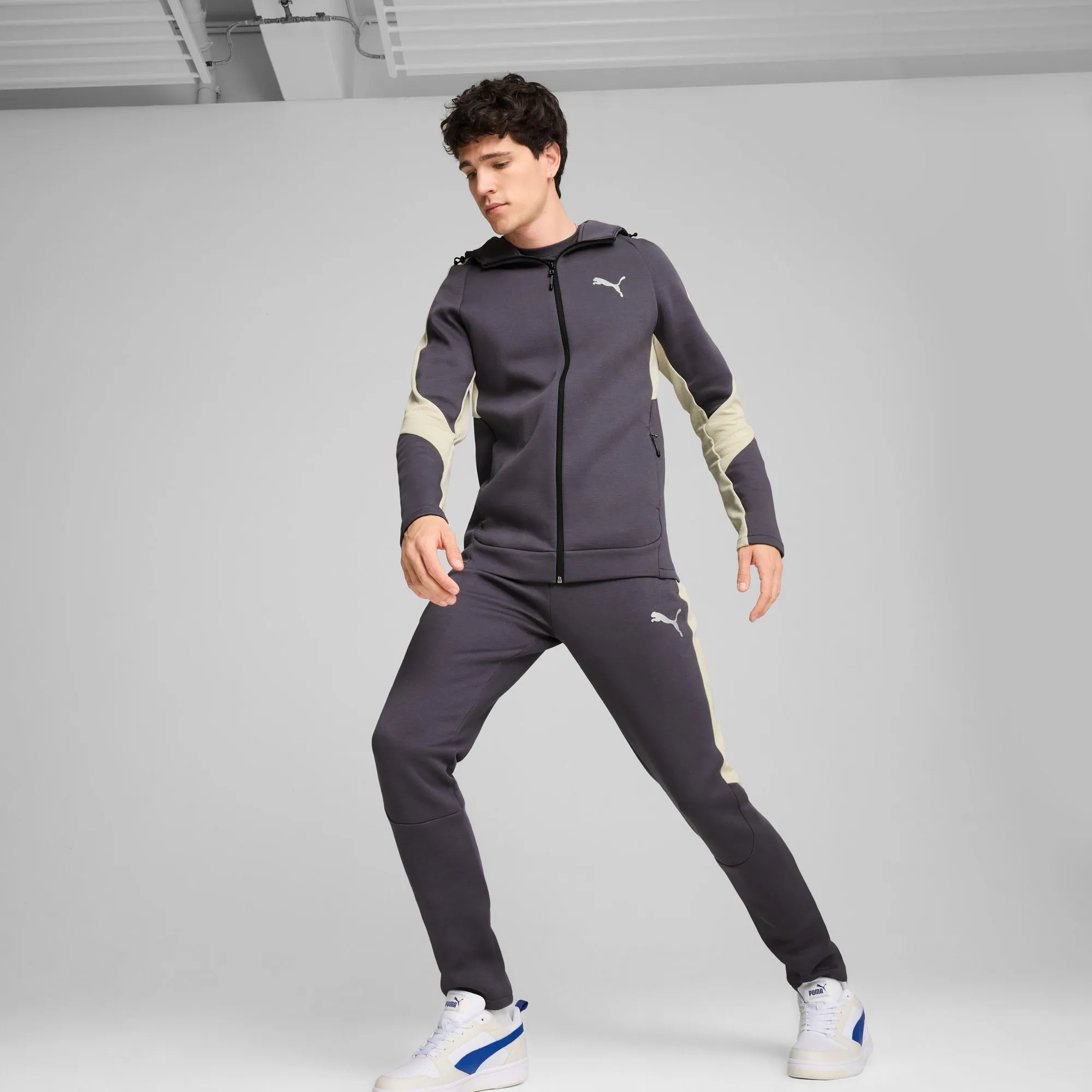 Men's Puma Evostripe Full-Zip Hoodie sold by Zulily product image thumbnail 3