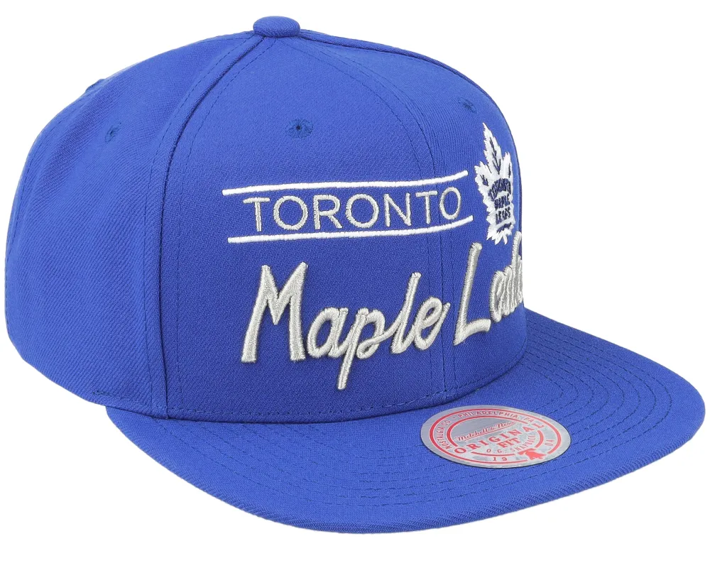 Men's Mitchell & Ness Nhl Retro Lock Up Snapback Maple Leafs sold by Zulily