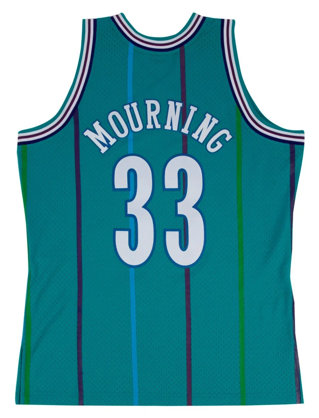 Men's Mitchell & Ness NBA Swingman Jersey Hornets Alonzo Mourning sold by Zulily product image thumbnail 2