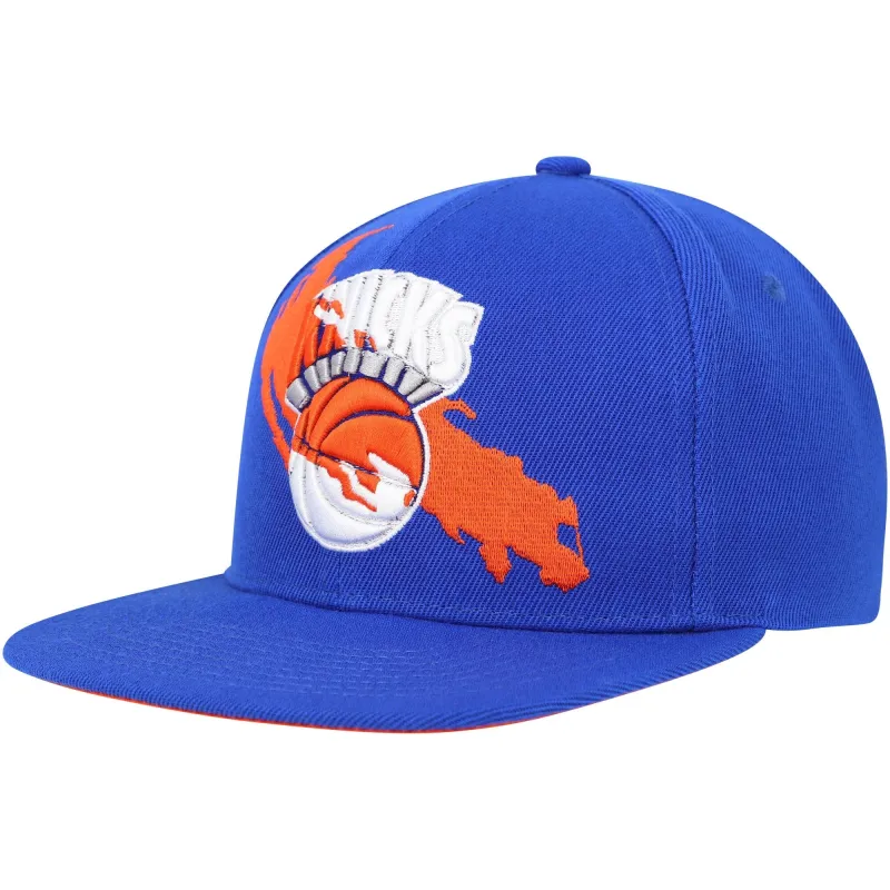 Men's Mitchell & Ness NBA Paint By Number Snapback Hwc Knicks - Blue sold by Zulily