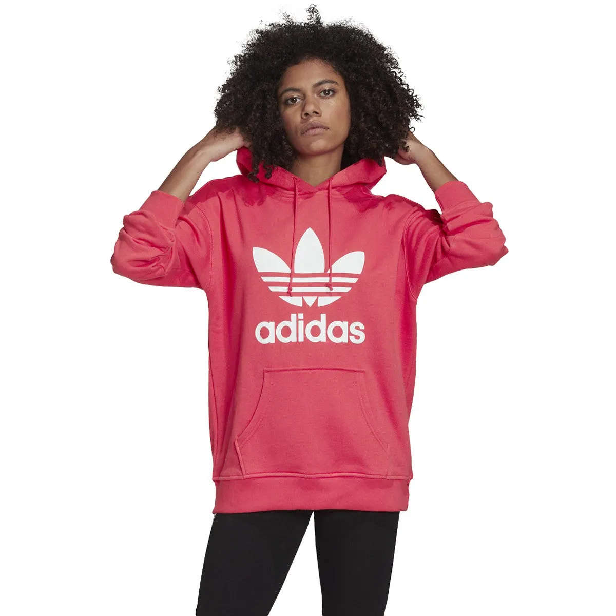 Women's adidas Originals Adicolor Trefoil Hoodie sold by Zulily product image thumbnail 3