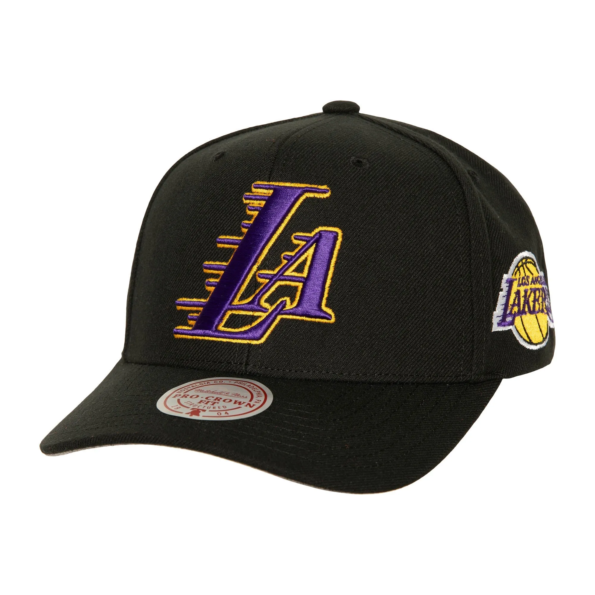 Men's Mitchell & Ness NBA Icon Grail Pro Snapback Lakers - Black sold by Zulily