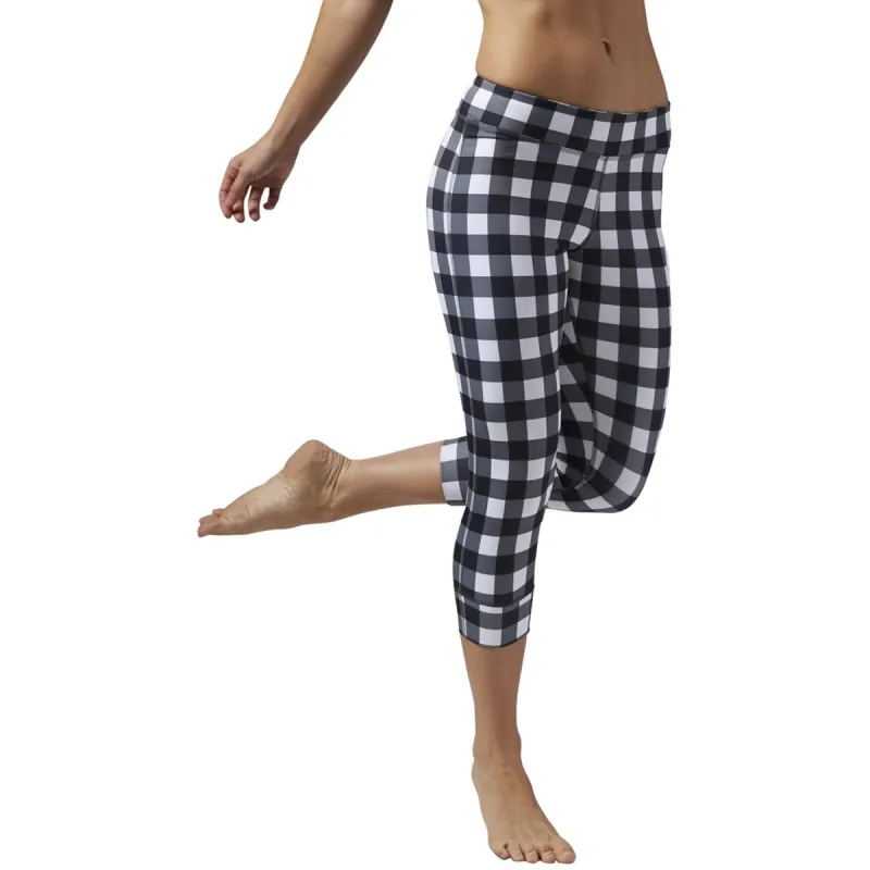 Women's Reebok Yoga Gringham Capri sold by Zulily