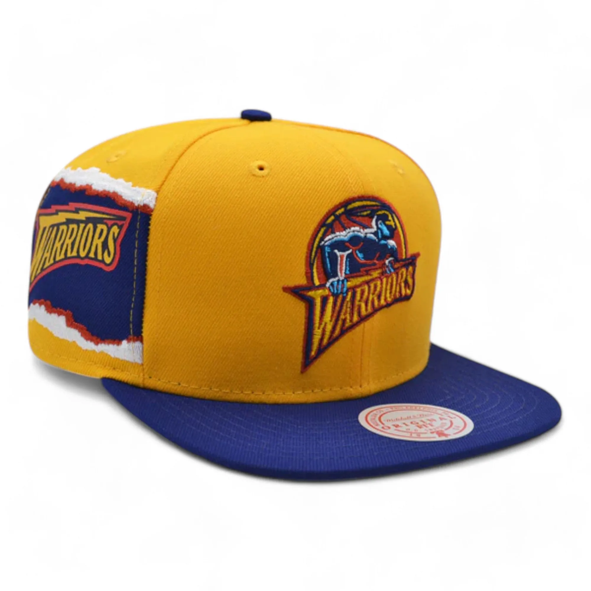 Men's Mitchell & Ness NBA Jumbotron Snapback Hwc Warriors - Yellow-Blue sold by Zulily product image thumbnail 2