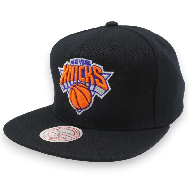 Men's Mitchell & Ness NBA Primary Logo Snapback Knicks - Black sold by Zulily