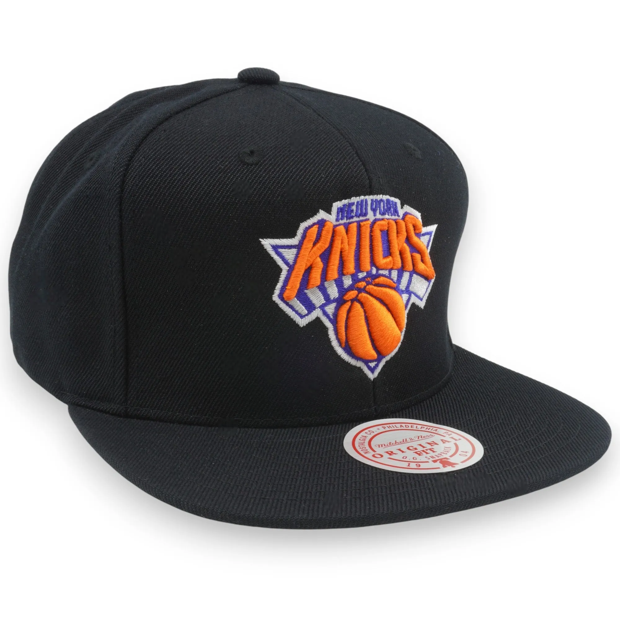 Men's Mitchell & Ness NBA Primary Logo Snapback Knicks - Black sold by Zulily product image thumbnail 3