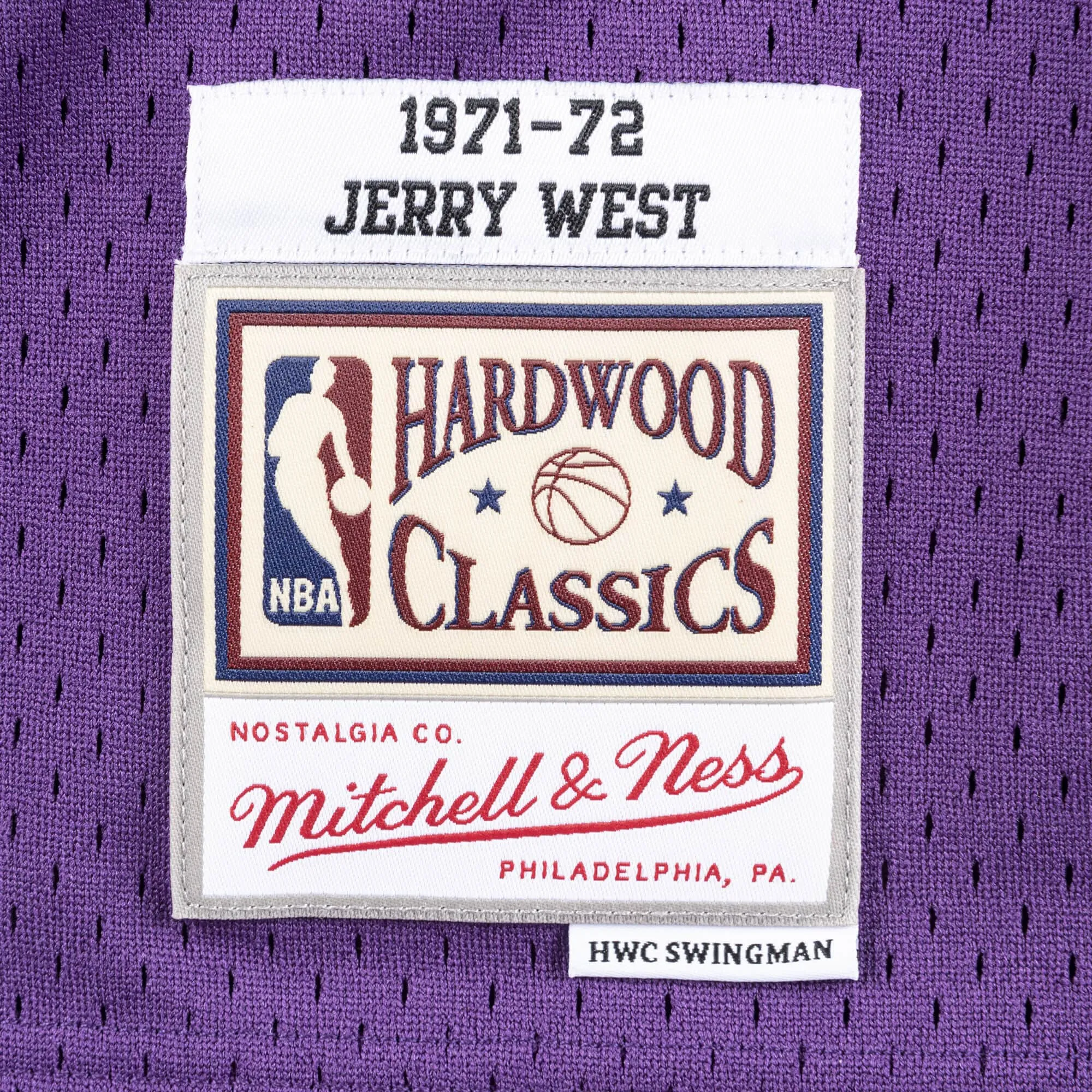Men's Mitchell & Ness NBA Swingman Jersey - Lakers 71-72 Jerry West sold by Zulily product image thumbnail 4