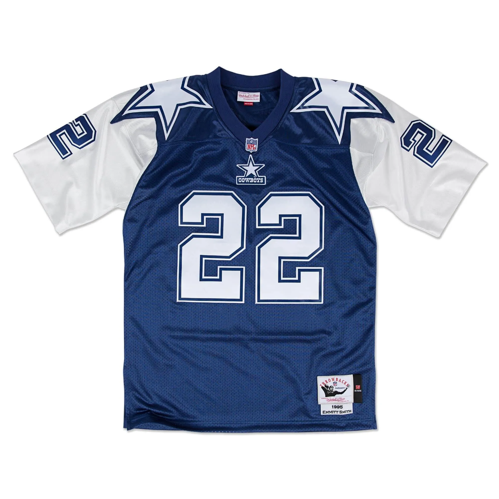Men's Mitchell & Ness NFL Authentic Jersey Dallas Cowboys 1995 Emmit Smith sold by Zulily