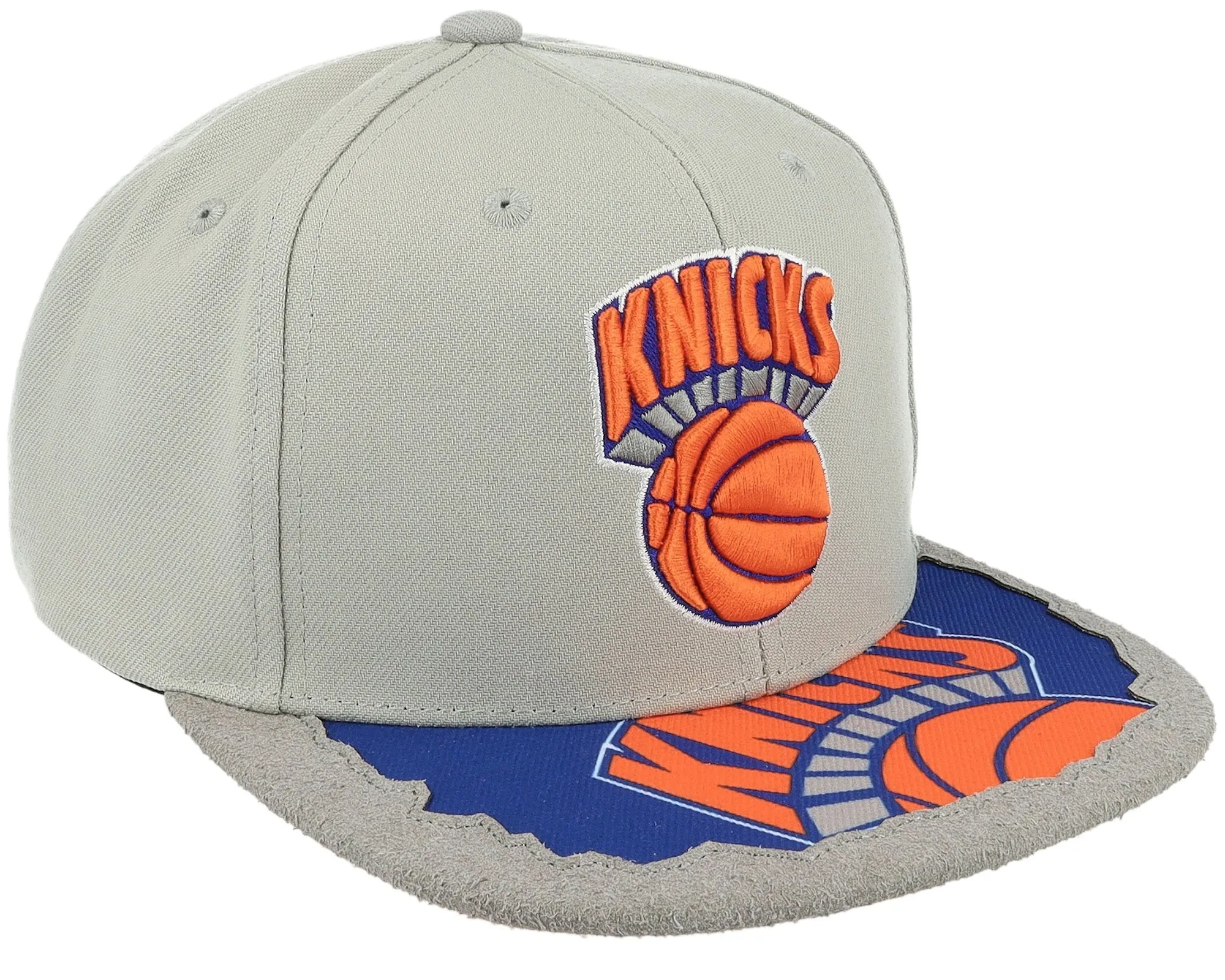 Men's Mitchell & Ness NBA Munch Time Snapback Hwc Knicks - Grey sold by Zulily product image thumbnail 2