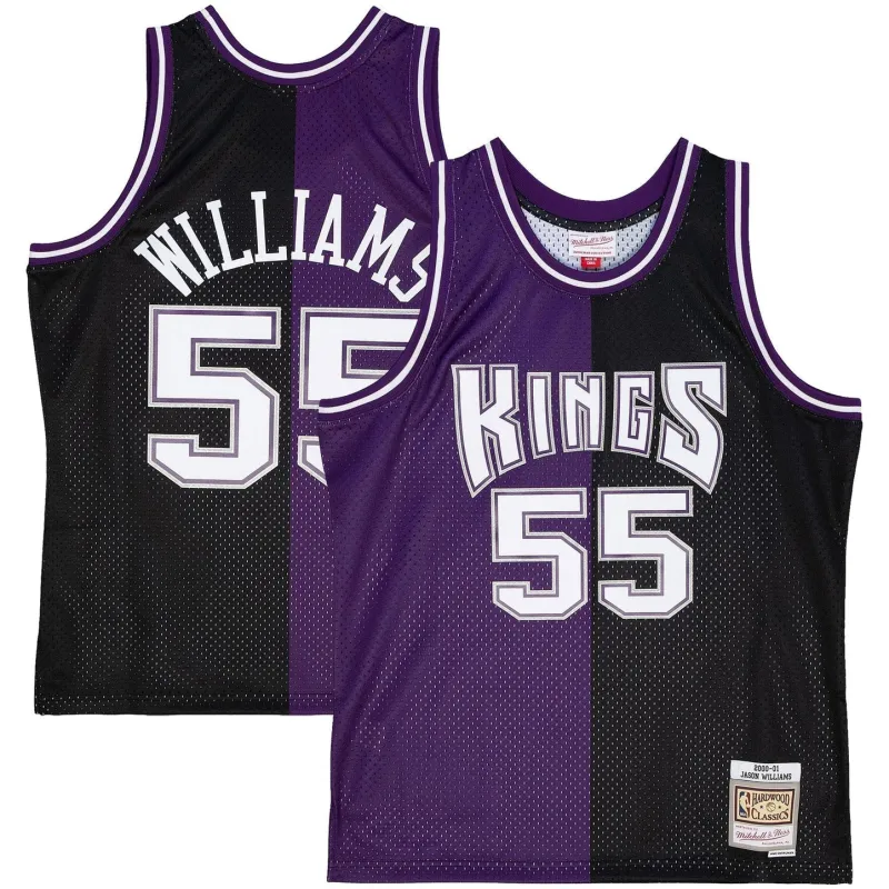 Mitchell & Ness NBA Split Swingman Jersey Sacramento Kings 2000 Jason Williams sold by Zulily