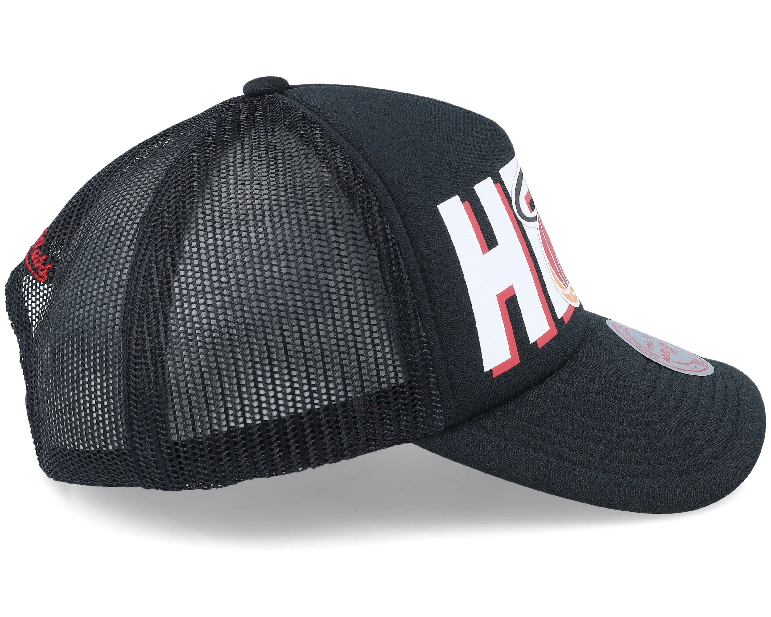 Men's Mitchell & Ness NBA Billboard Trucker Snapback Hwc Heat sold by Zulily product image thumbnail 4