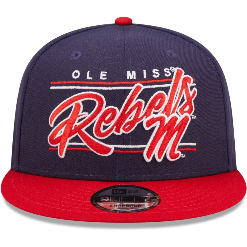 Men's New Era Ncaa 950 Team Script Snapback - Ole Miss Rebels made by New Era