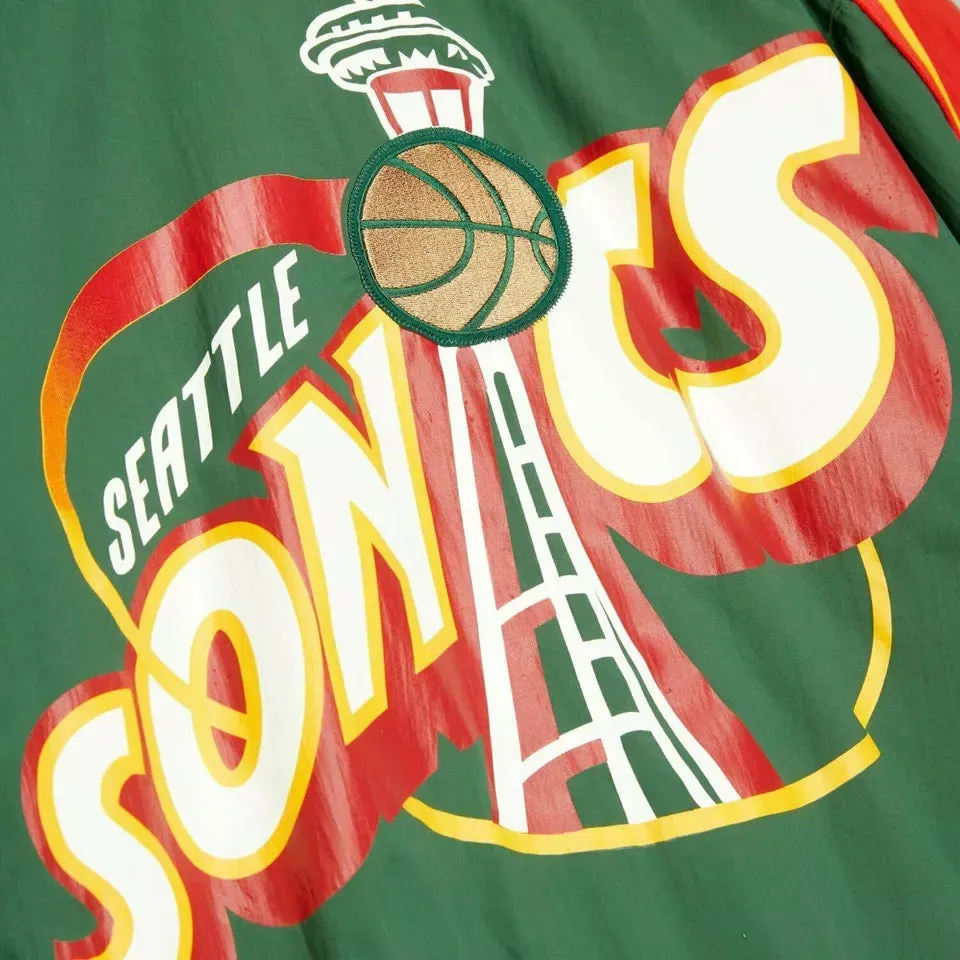 Men's Mitchell & Ness NBA Authentic NBA Jacket Supersonics 95 sold by Zulily product image thumbnail 3