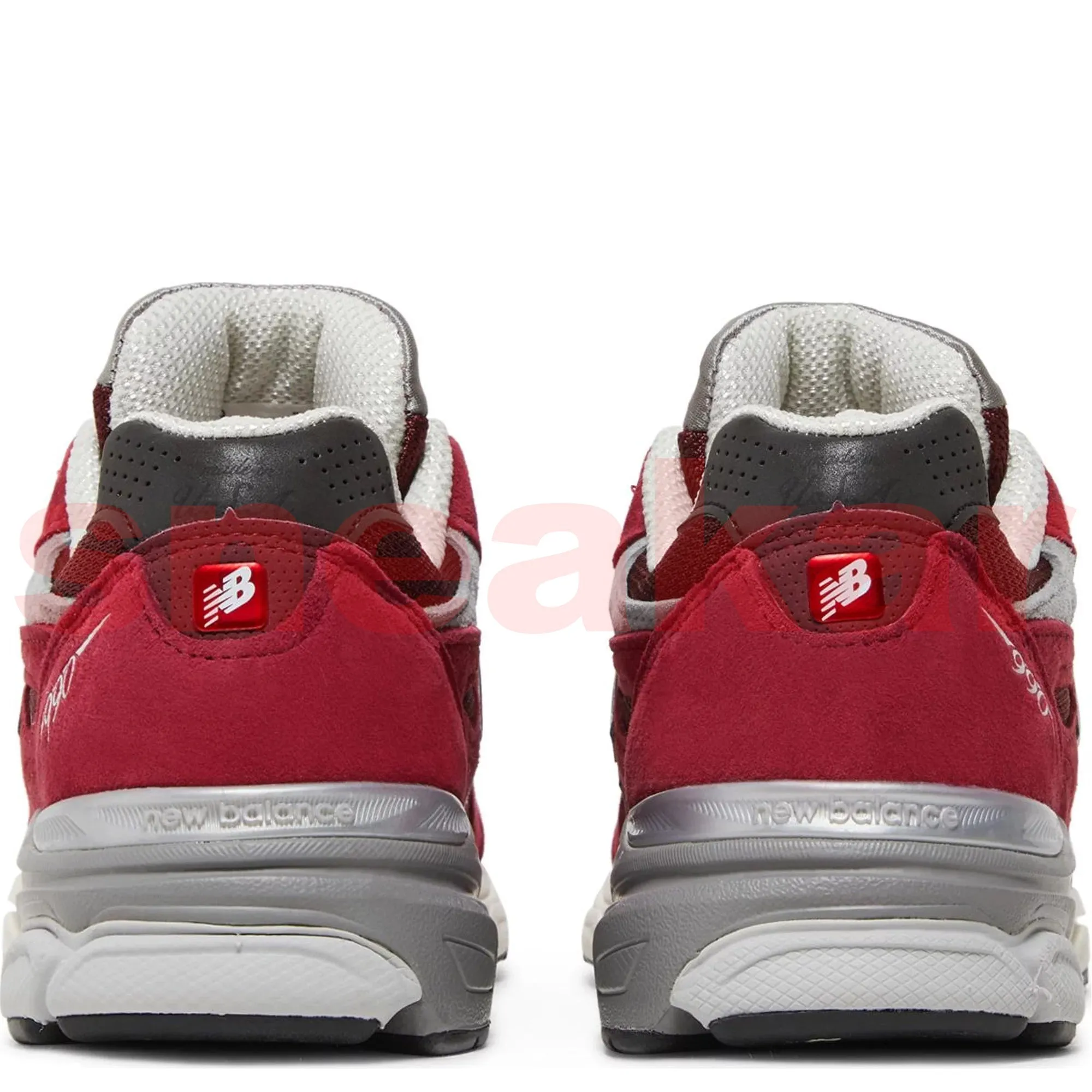 Men's New Balance X Teddy Santis 990V3 Miusa 'Red' sold by Zulily product image thumbnail 4