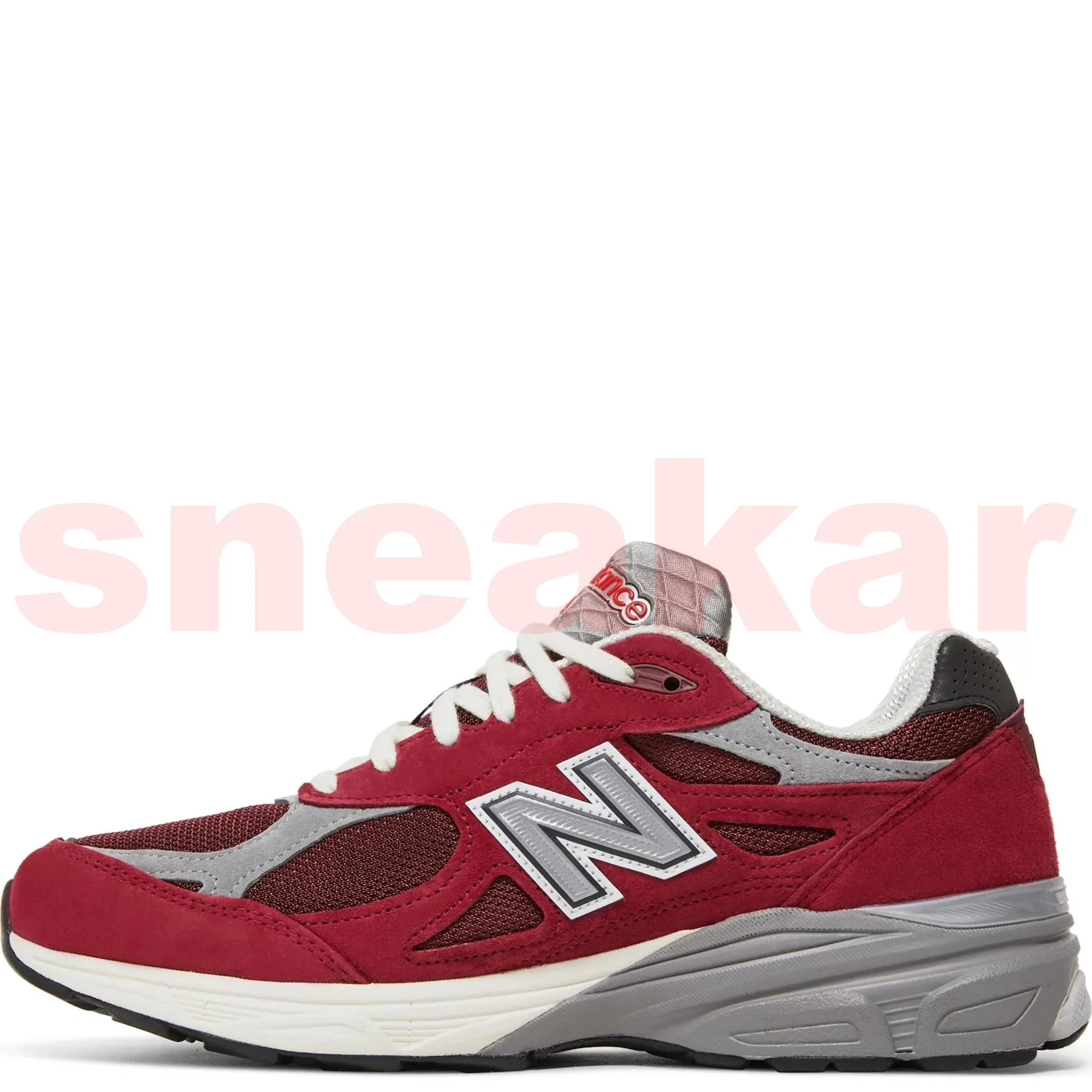 Men's New Balance X Teddy Santis 990V3 Miusa 'Red' sold by Zulily product image thumbnail 2