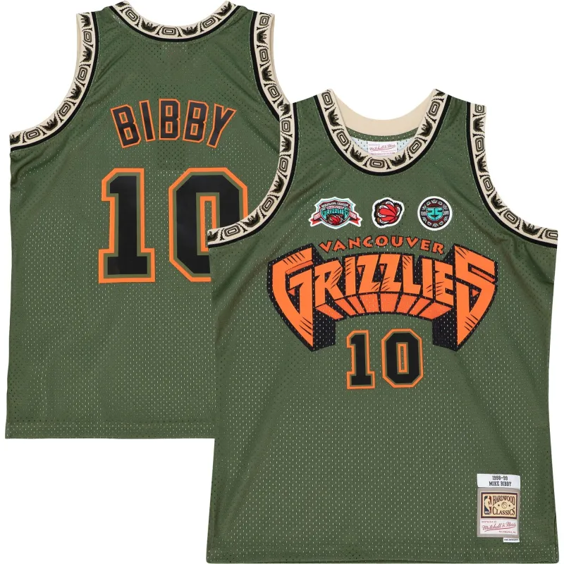 Men's Mitchell & Ness Flight Swingman Jersey Grizzlies 1998 Mike Bibby sold by Zulily