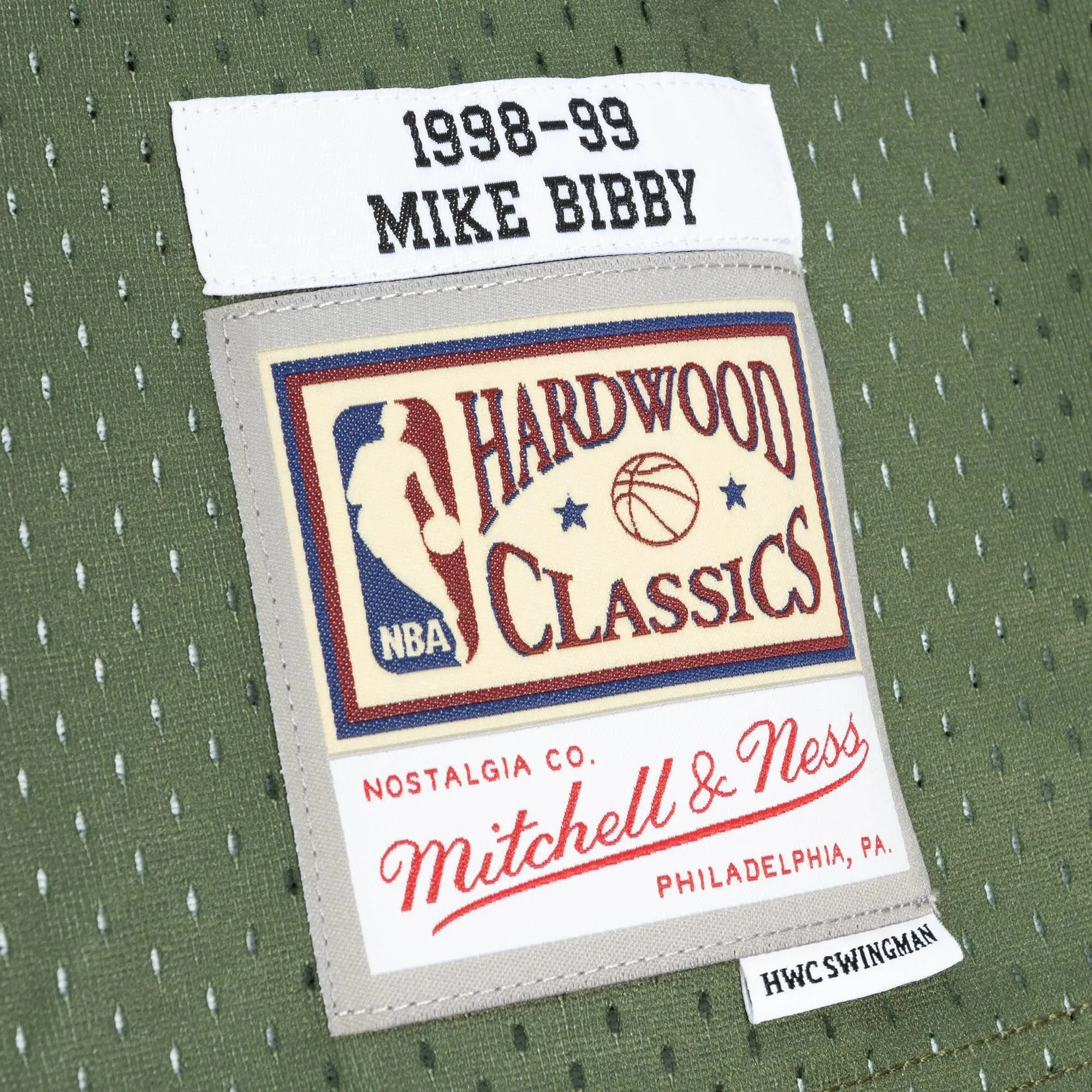 Men's Mitchell & Ness Flight Swingman Jersey Grizzlies 1998 Mike Bibby sold by Zulily product image thumbnail 5