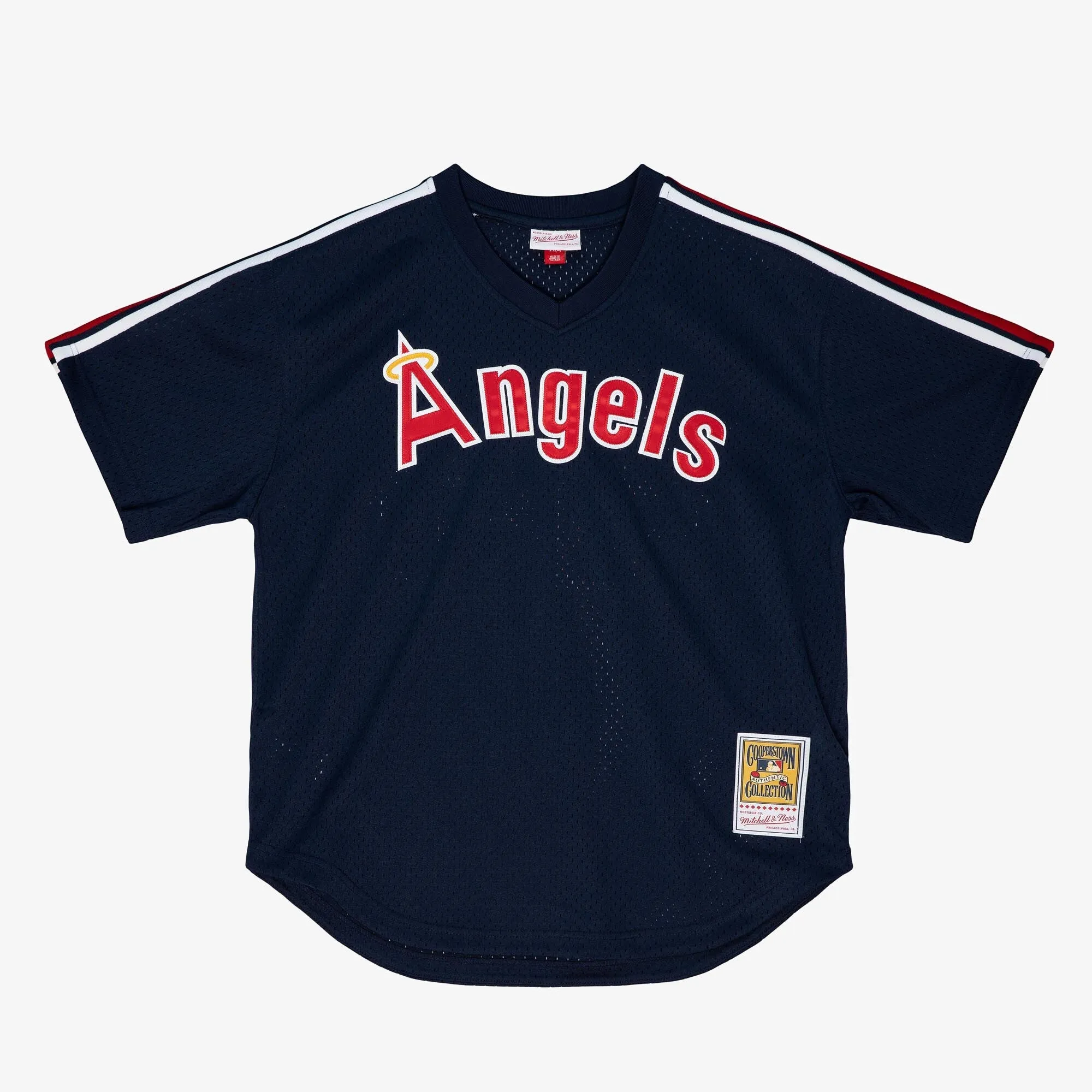 Men's Mitchell & Ness MLB Authentic Bp Jersey - Angels 1984 Reggie Jackson sold by Zulily