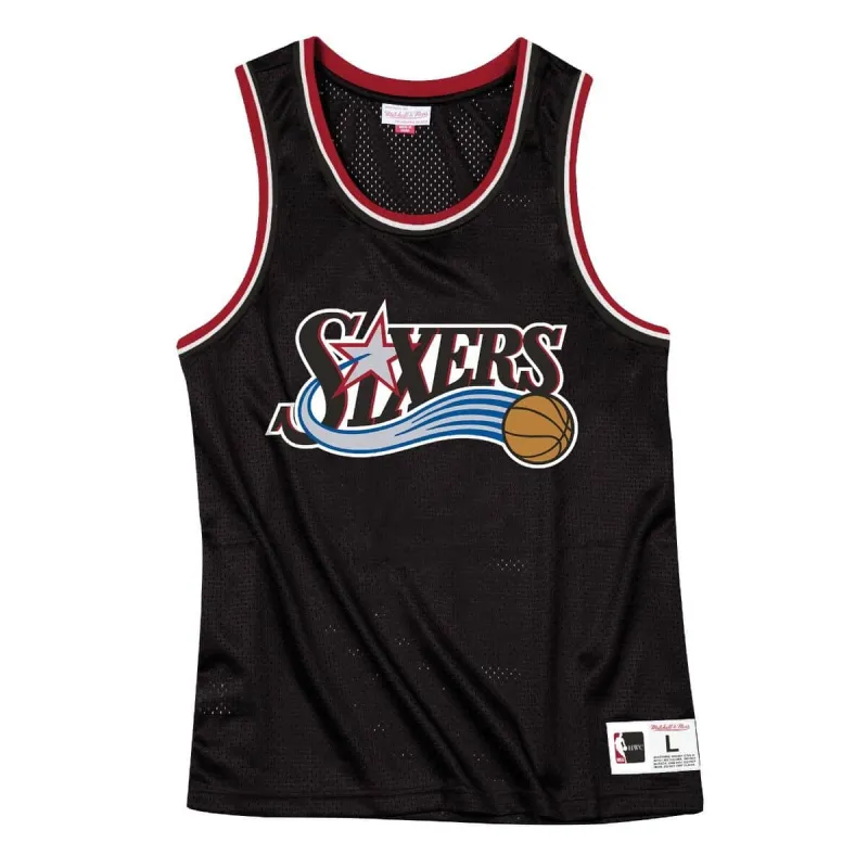 Men's Mitchell & Ness NBA Mesh Tank Top 76Ers sold by Zulily