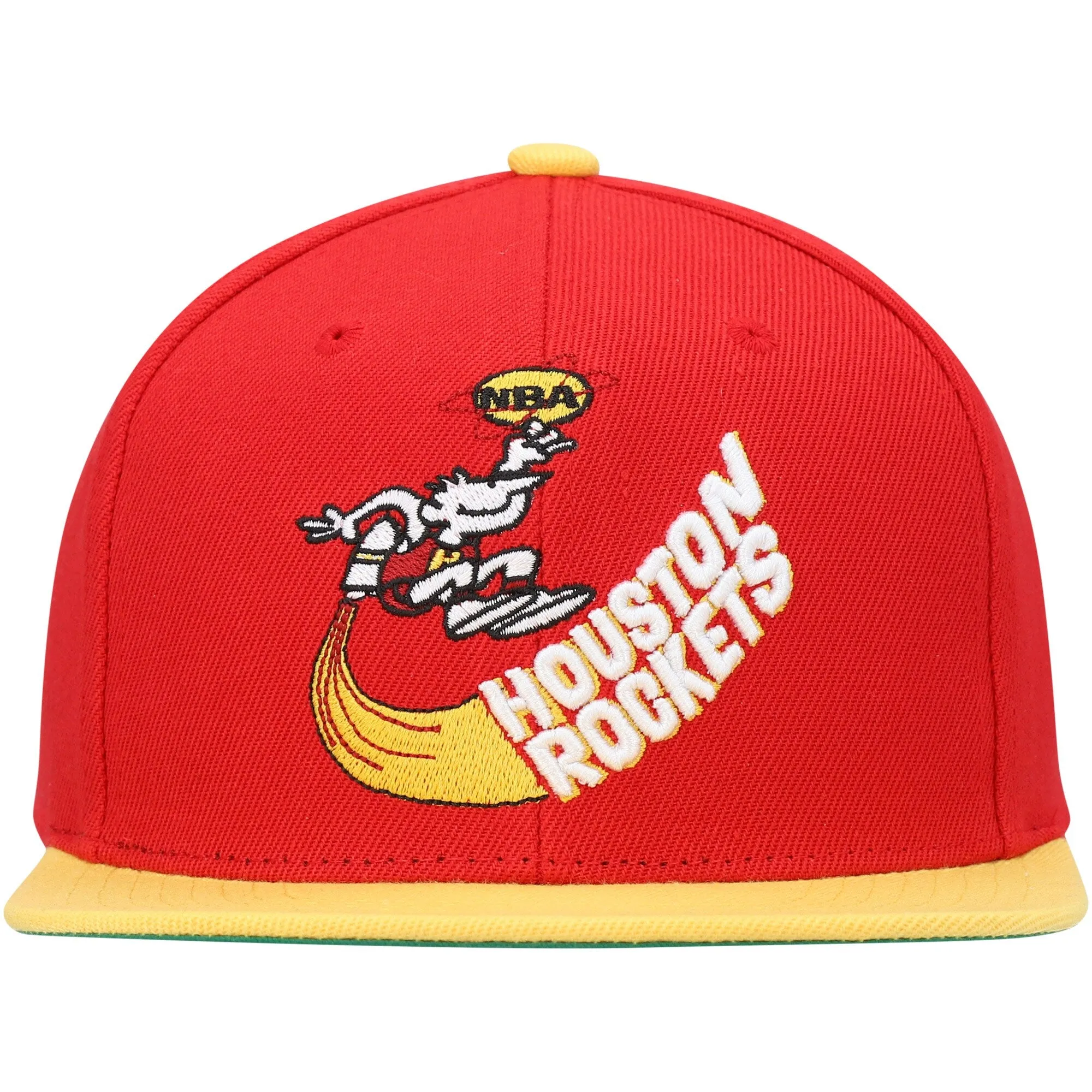 Men's Mitchell & Ness NBA Core Basic Snapback Hwc Rockets - Red-Gold sold by Zulily product image thumbnail 2