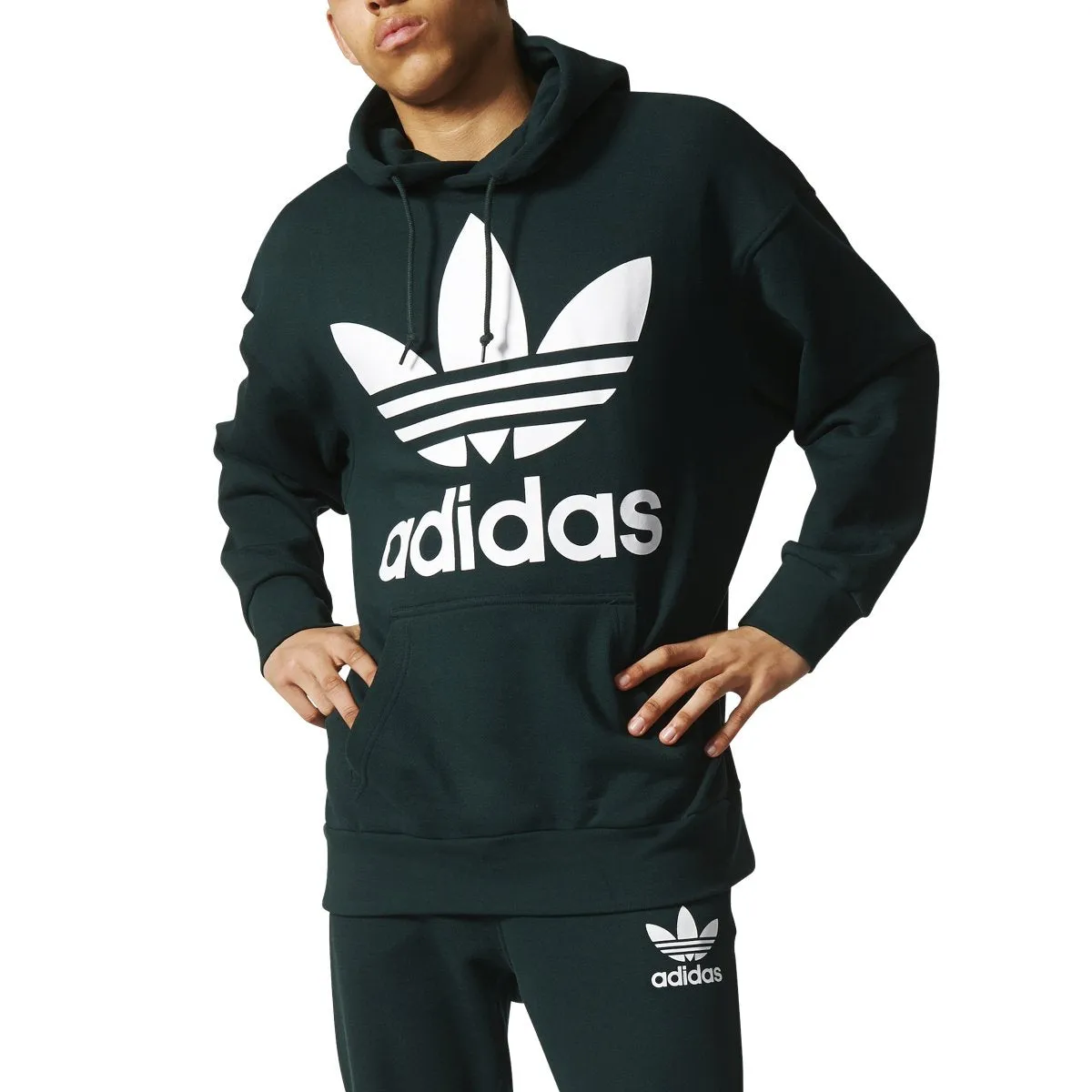 Men's adidas Adicolor Trefoil Hoody sold by Zulily