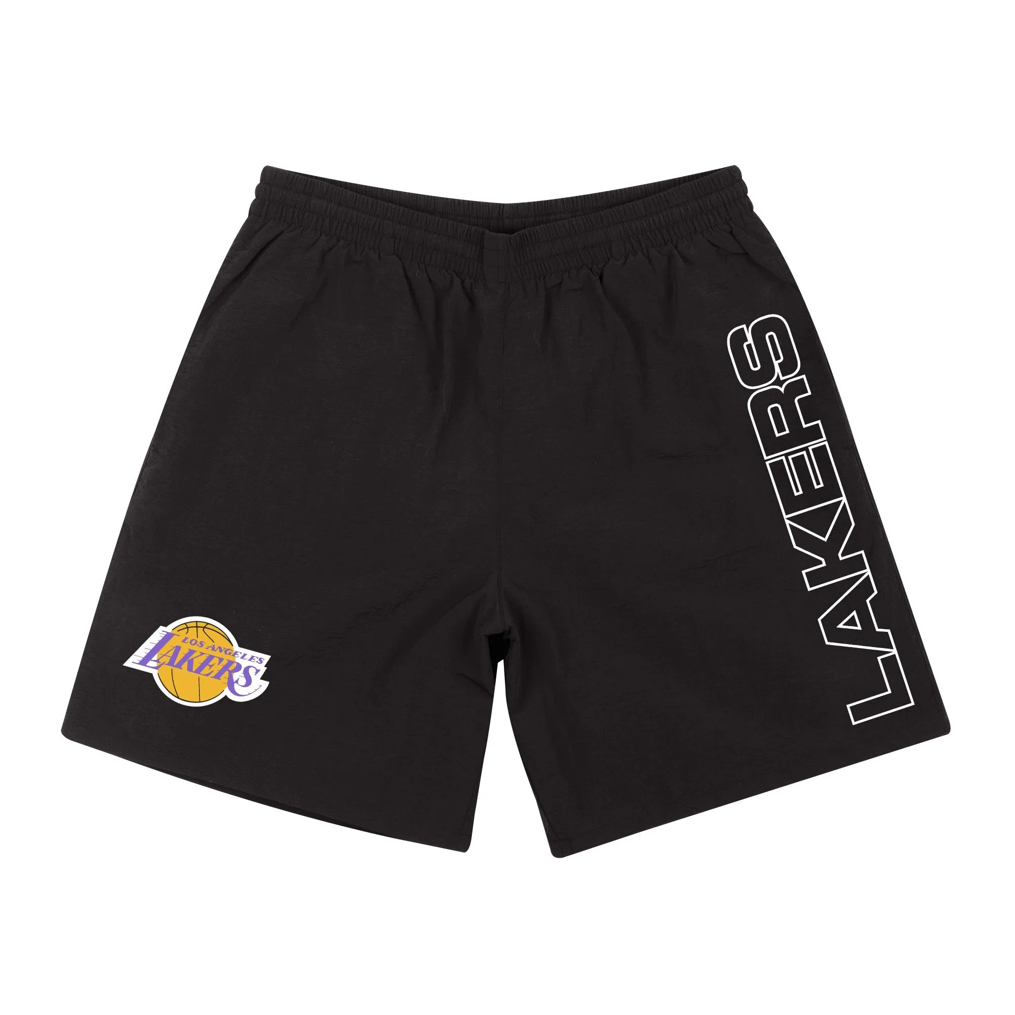 Men's Mitchell & Ness NBA Nylon Short Los Angeles Lakers sold by Zulily