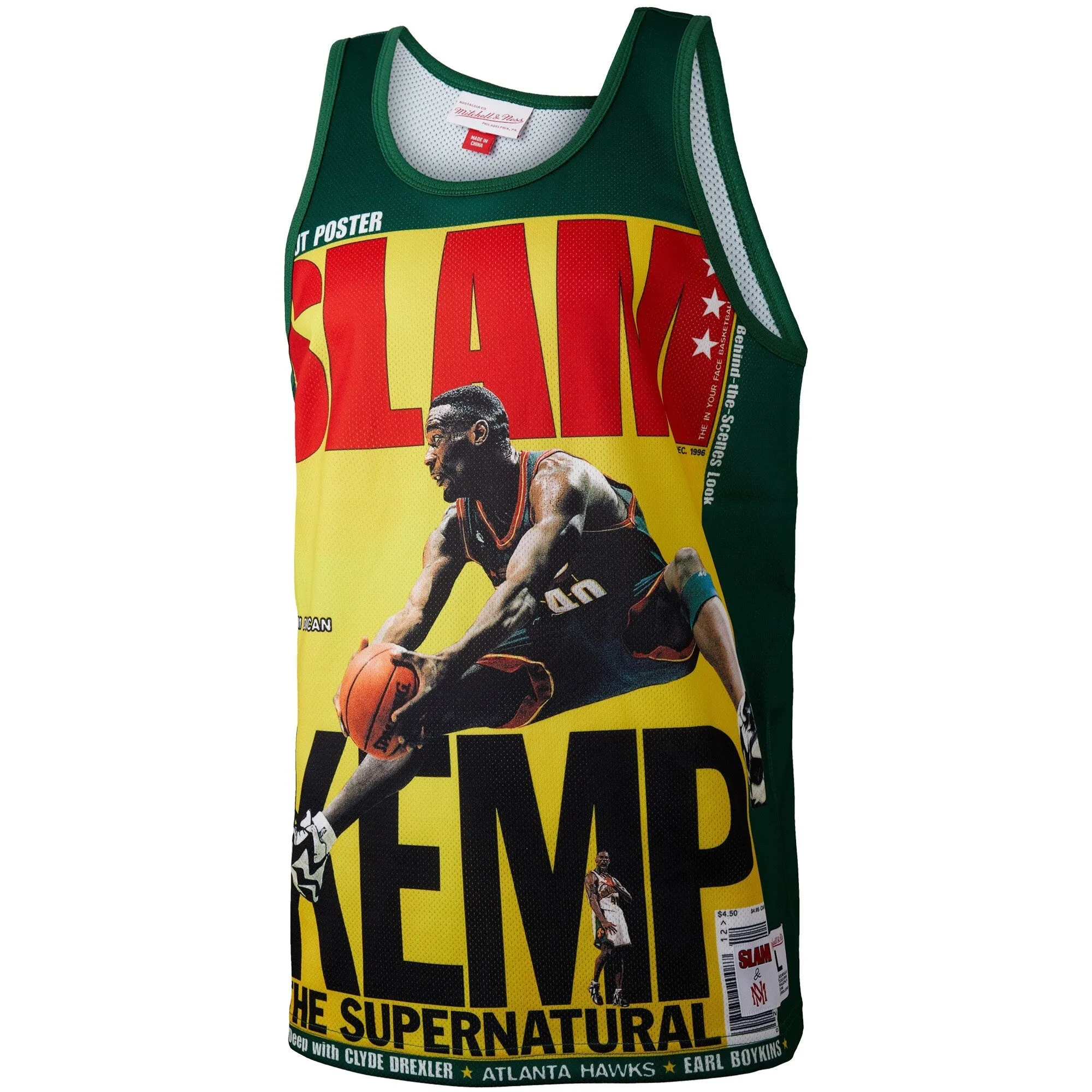 Men's Mitchell & Ness Slam Sublimated Tank Supersonics Shawn Kemp sold by Zulily product image thumbnail 2