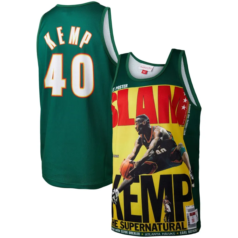 Men's Mitchell & Ness Slam Sublimated Tank Supersonics Shawn Kemp sold by Zulily