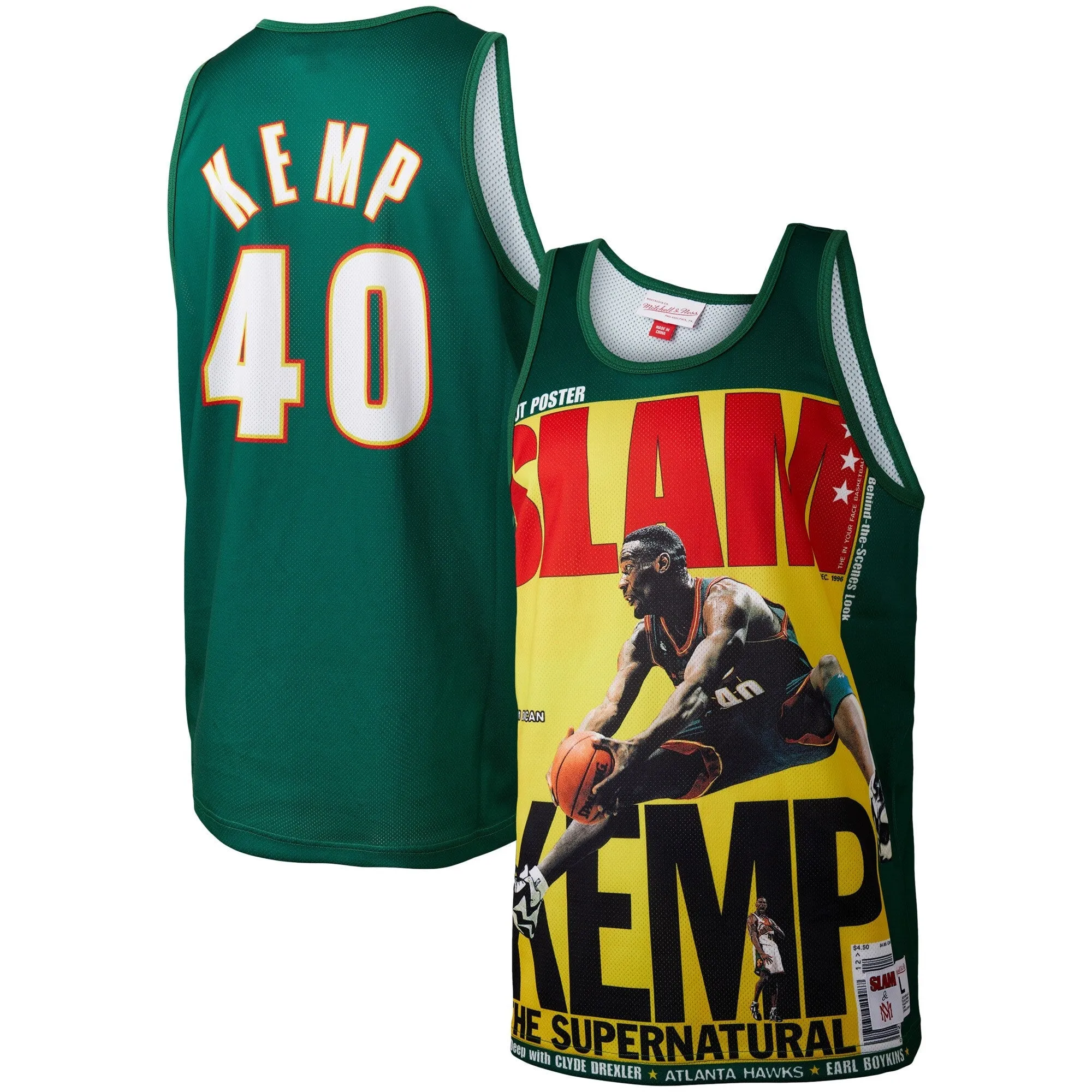 Men's Mitchell & Ness Slam Sublimated Tank Supersonics Shawn Kemp sold by Zulily
