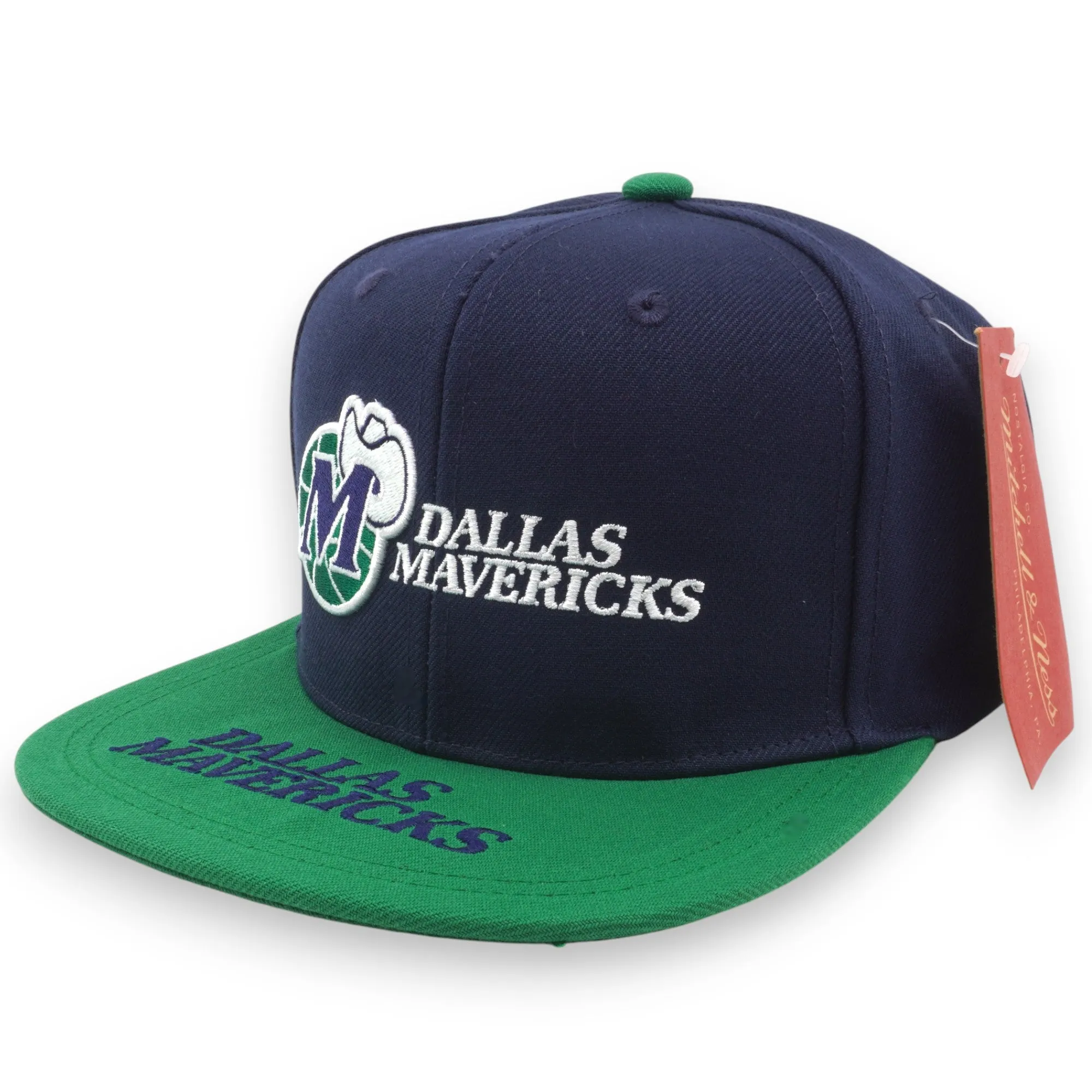 Men's Mitchell & Ness NBA Logo Bill Snapback Hwc Mavericks sold by Zulily