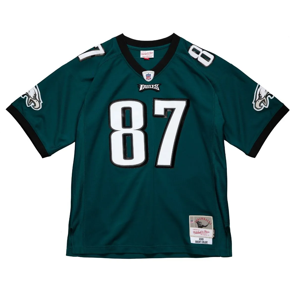 Men's Mitchell & Ness NFL Replica Jersey Eagles 2009 Brent Celek sold by Zulily product image thumbnail 2