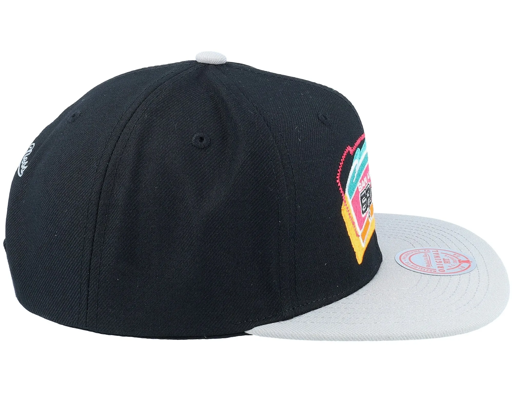 Men's Mitchell & Ness NBA Logo Blur Snapback Hwc Spurs - Black-Grey sold by Zulily product image thumbnail 3