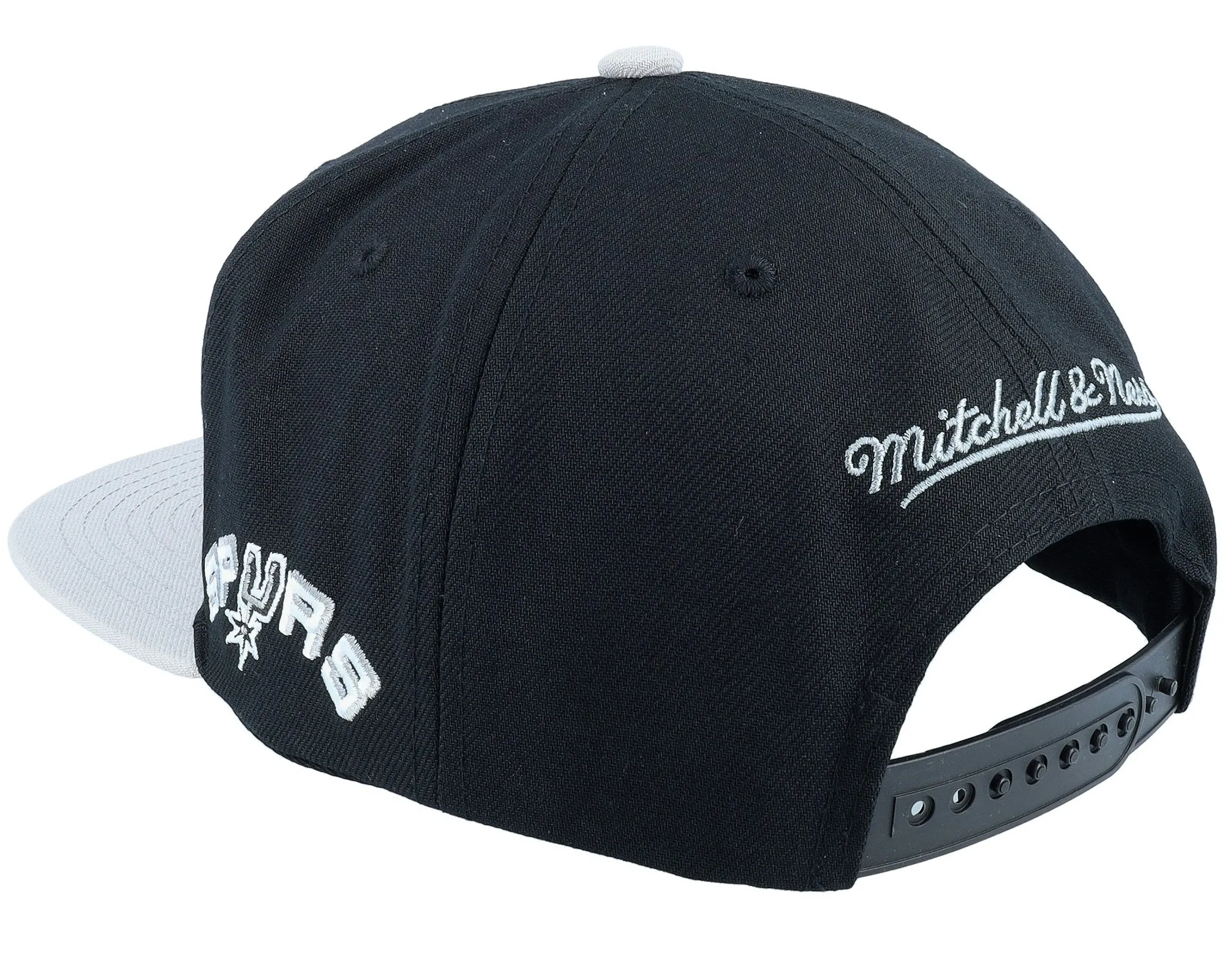 Men's Mitchell & Ness NBA Logo Blur Snapback Hwc Spurs - Black-Grey sold by Zulily product image thumbnail 4