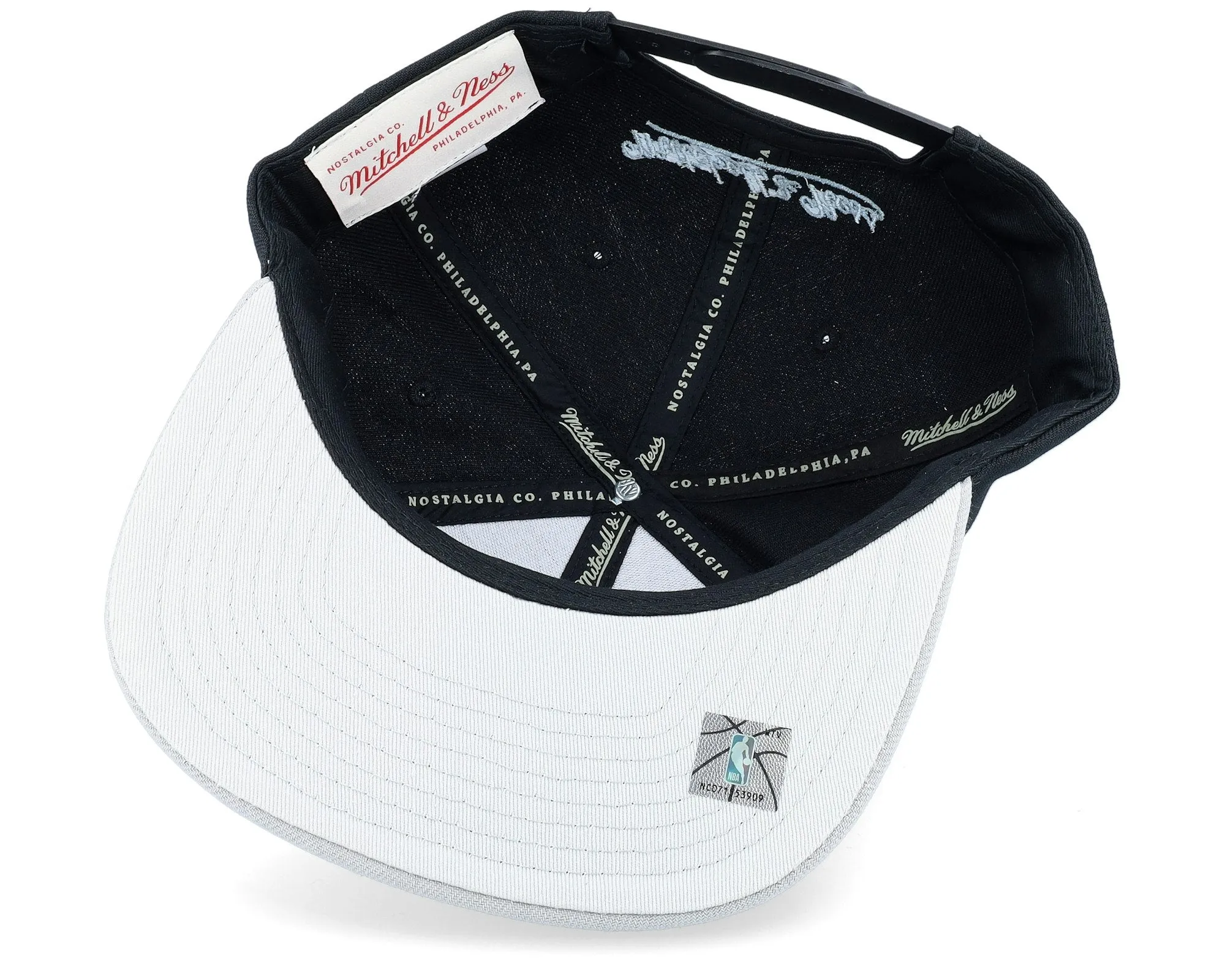 Men's Mitchell & Ness NBA Logo Blur Snapback Hwc Spurs - Black-Grey sold by Zulily product image thumbnail 5