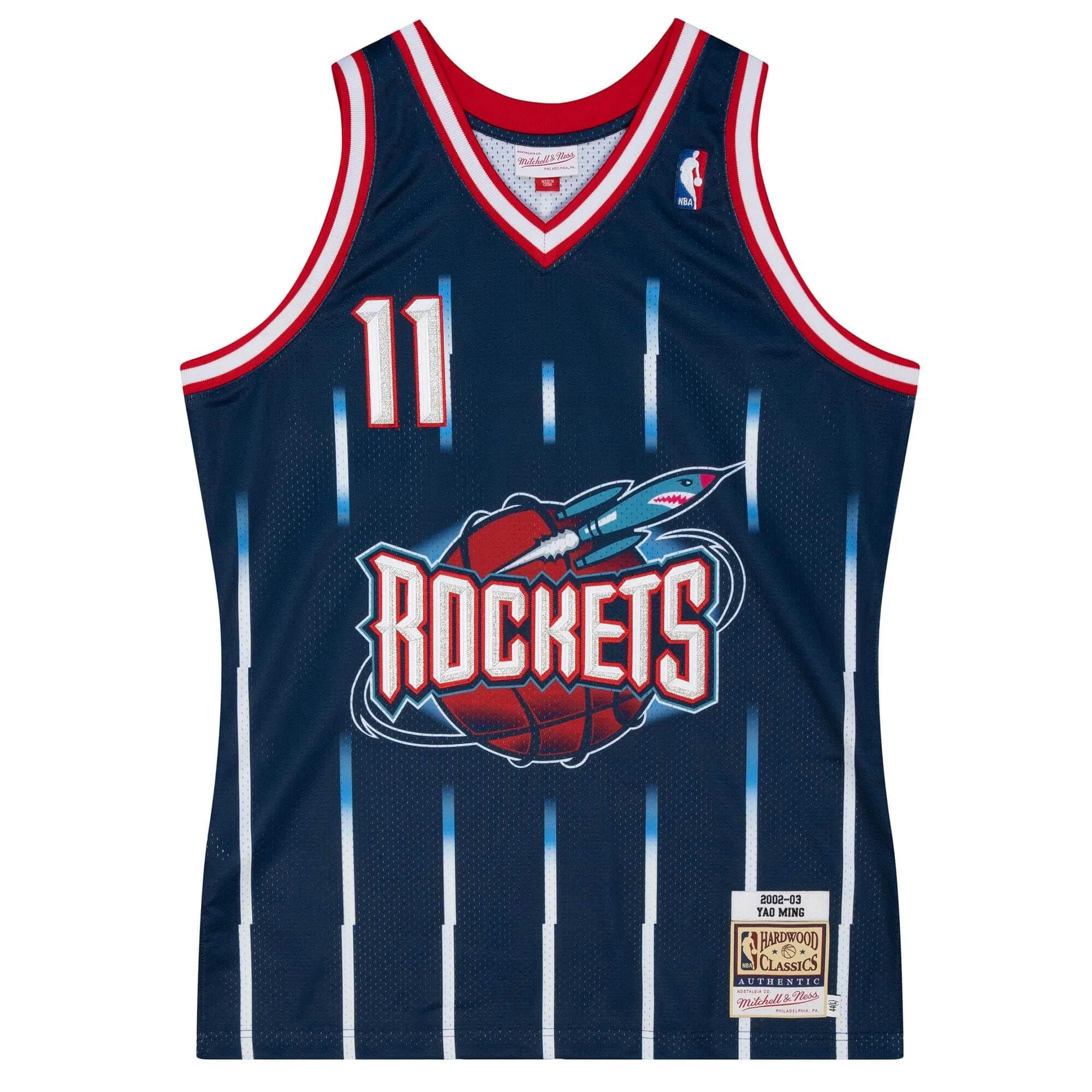 Mitchell & Ness NBA Authentic Road Jersey Houston Rockets 02 Yao Ming sold by Zulily