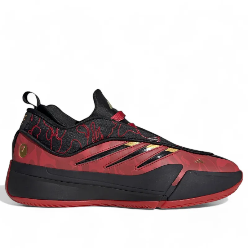 Men's adidas Dame 9 'Bape Black Red' sold by Zulily