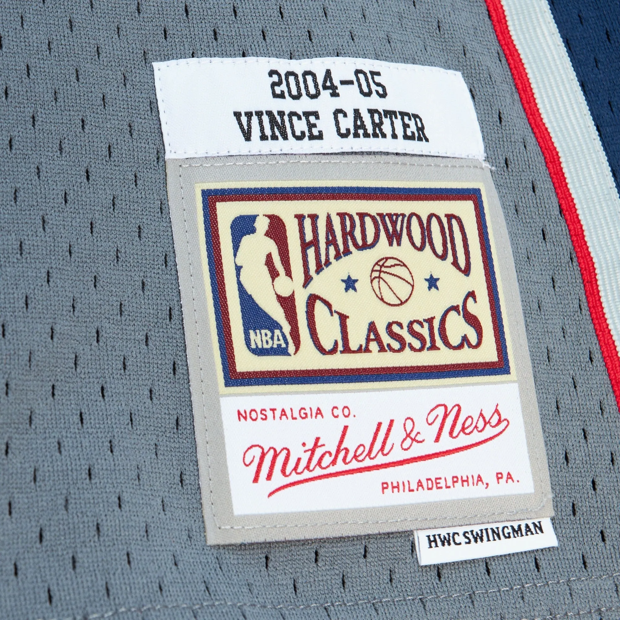 Men's Mitchell & Ness Alternate Jersey Nets 2004 Vince Carter sold by Zulily product image thumbnail 4