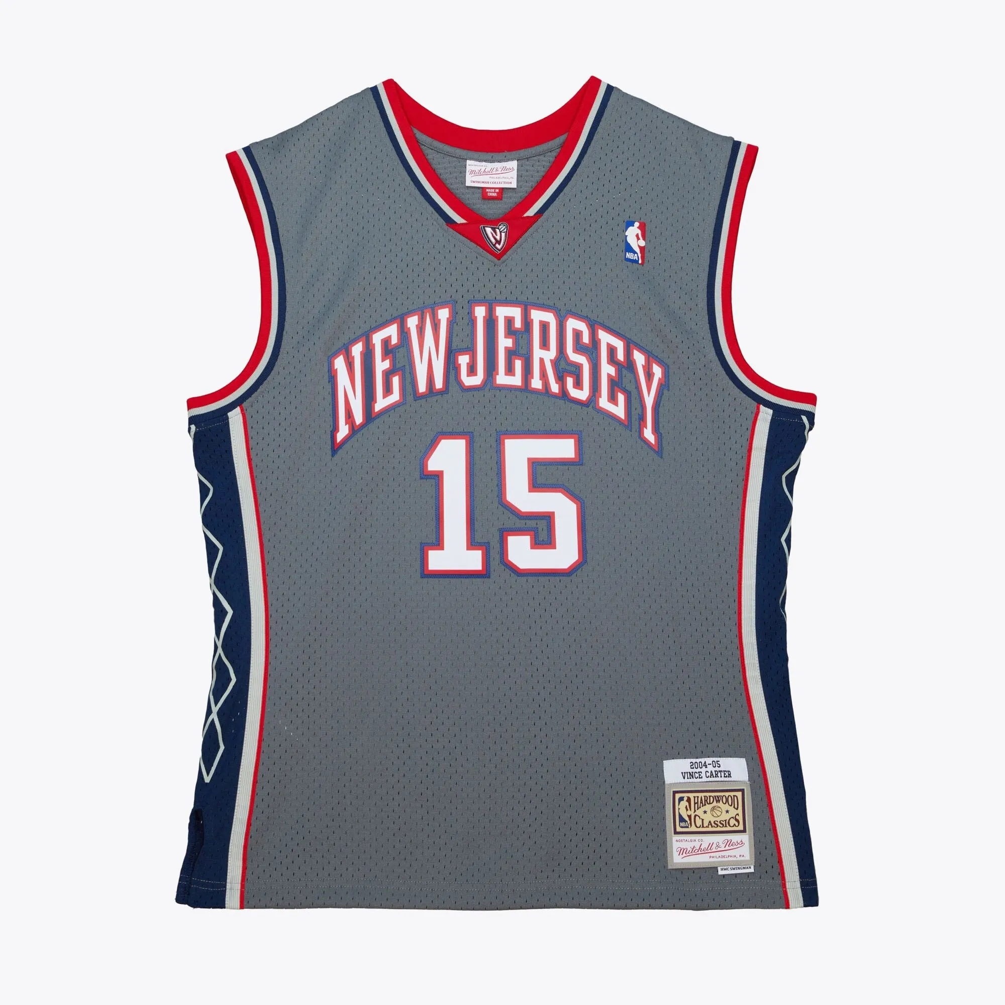Men's Mitchell & Ness Alternate Jersey Nets 2004 Vince Carter sold by Zulily
