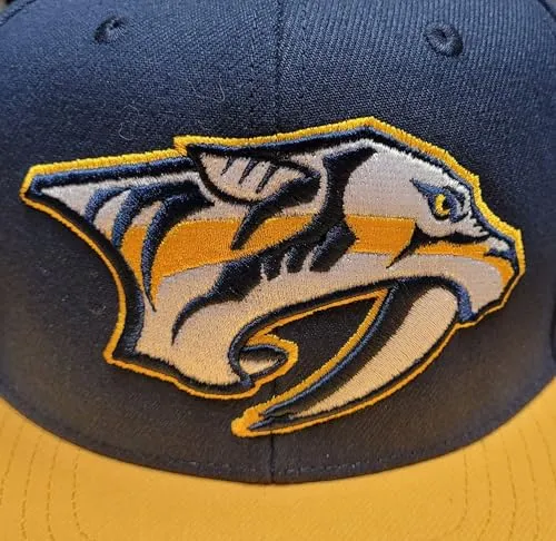 Men's Mitchell & Ness Nhl 2 Tone Side Patch Snapback Predators - Navy-Gold sold by Zulily product image thumbnail 3