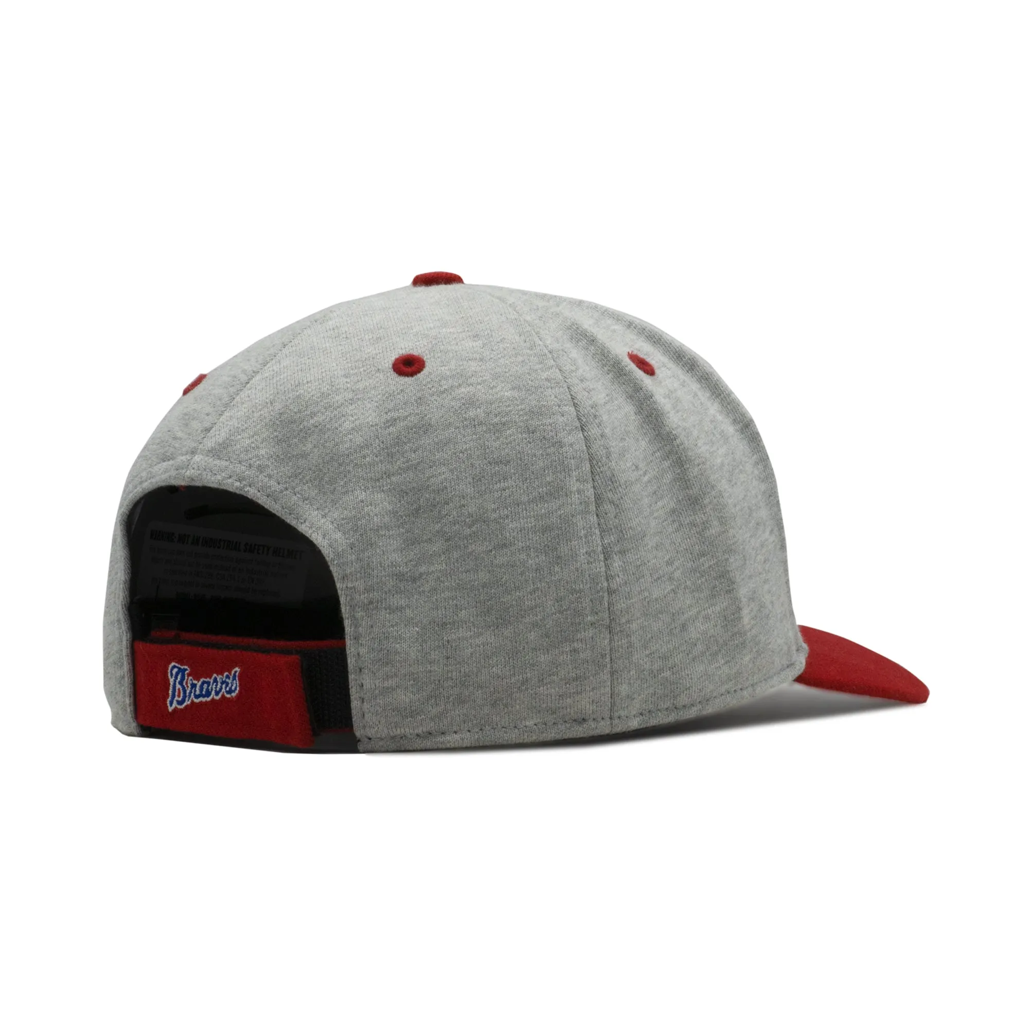 Men's 47 Brand Atlanta Braves Mvp Strapback - Grey/Red sold by Zulily product image thumbnail 3