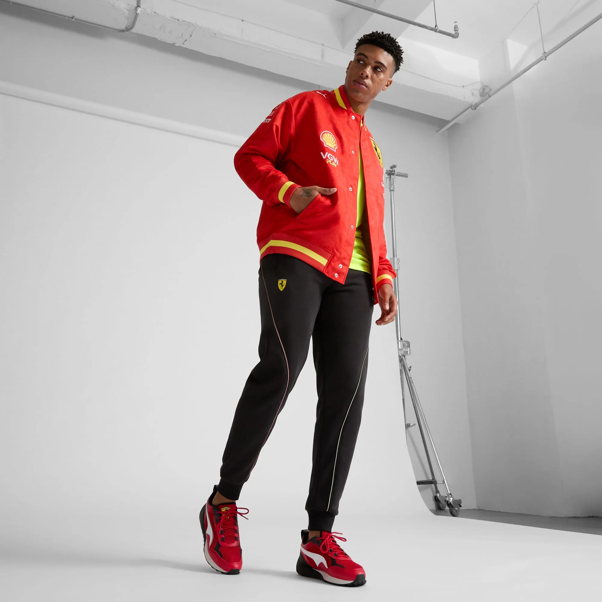 Men's Puma Sf Team Varsity Jacket sold by Zulily product image thumbnail 5