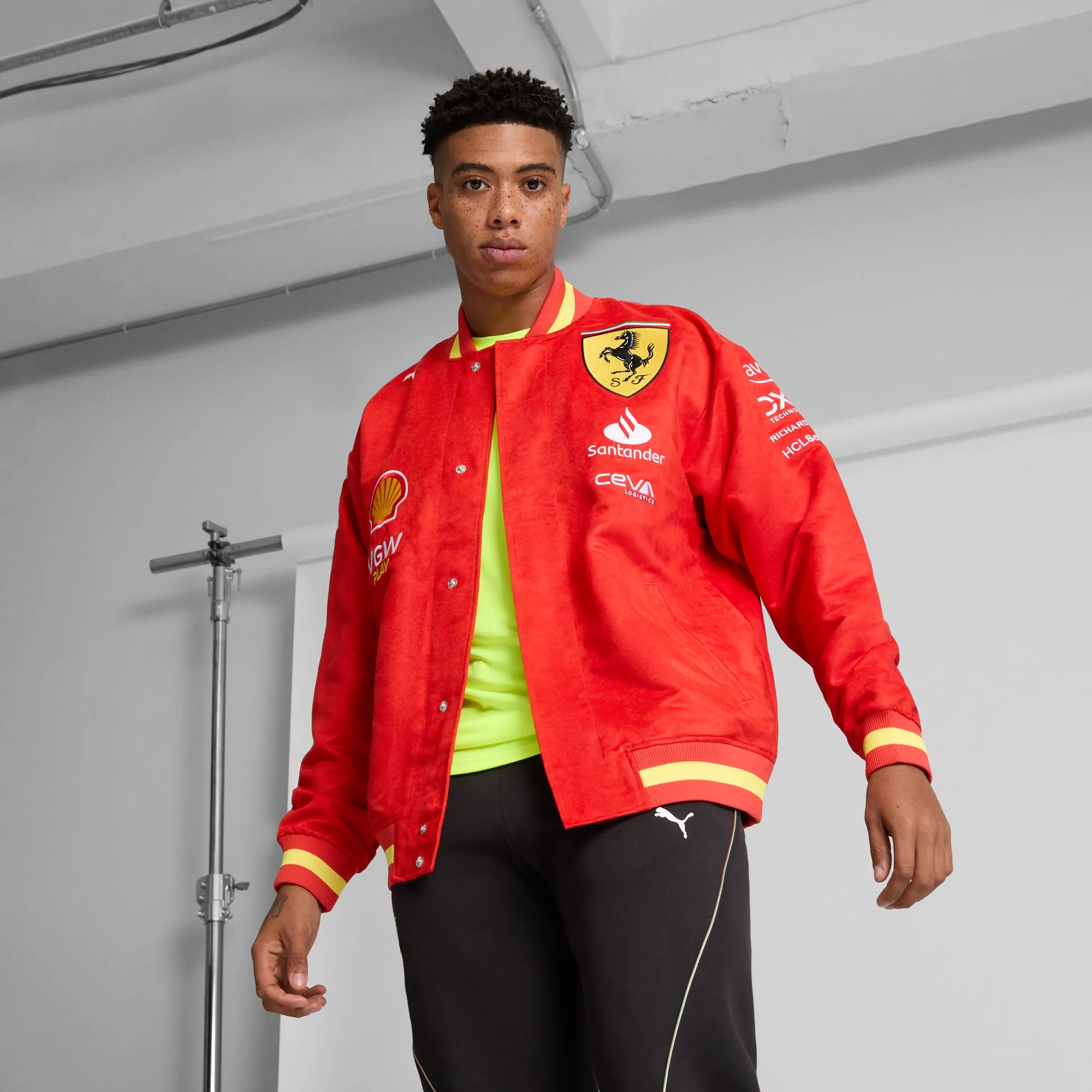 Men's Puma Sf Team Varsity Jacket sold by Zulily product image thumbnail 3