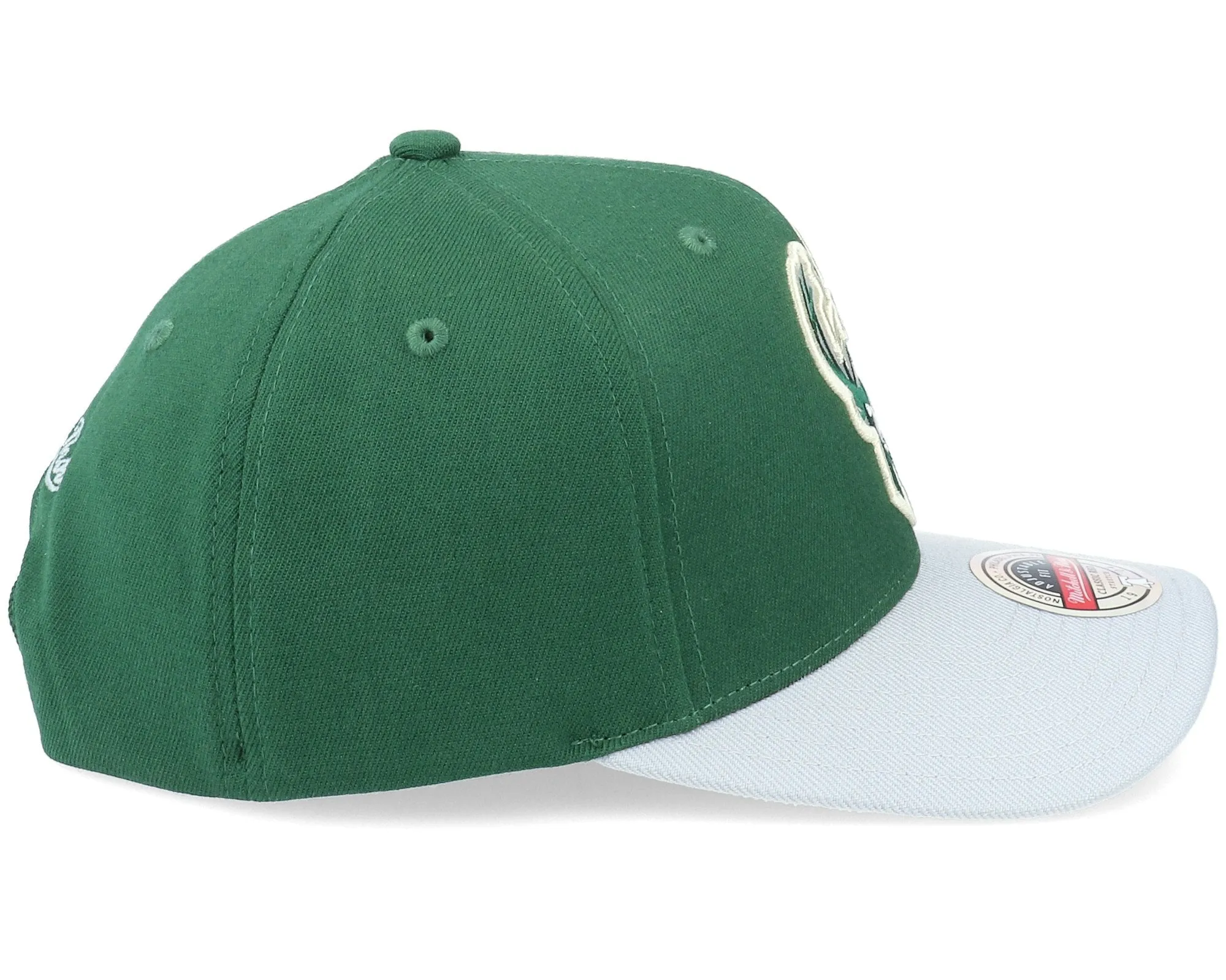 Men's Mitchell & Ness NBA Spot Lights Stretch Snapback Bucks - Green-Grey sold by Zulily product image thumbnail 3
