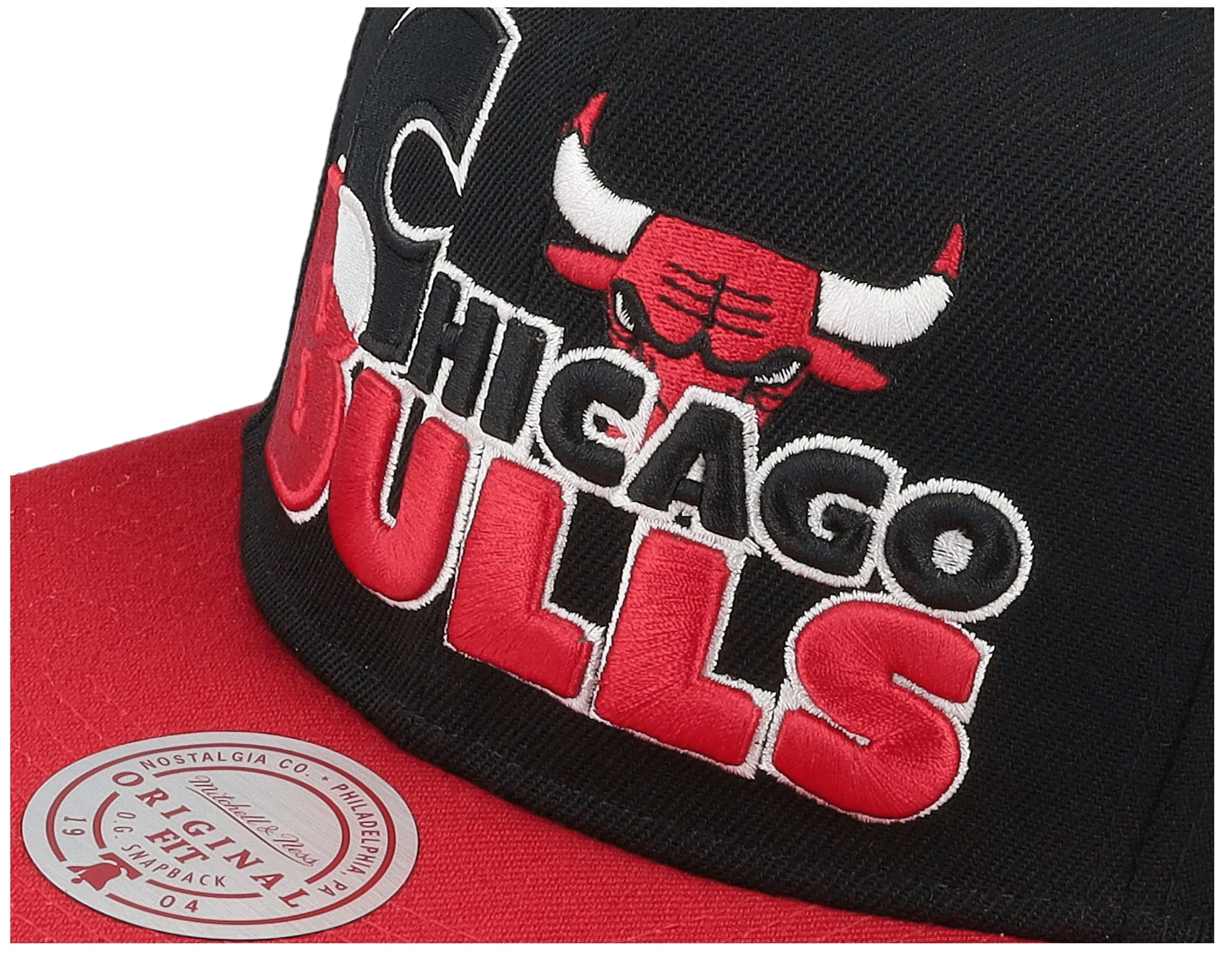 Men's Mitchell & Ness NBA Text Stack 1 Snapback Bulls sold by Zulily product image thumbnail 3