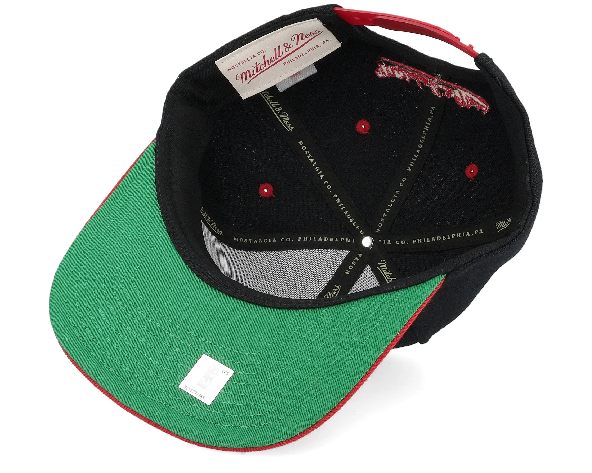Men's Mitchell & Ness NBA Text Stack 1 Snapback Bulls sold by Zulily product image thumbnail 4