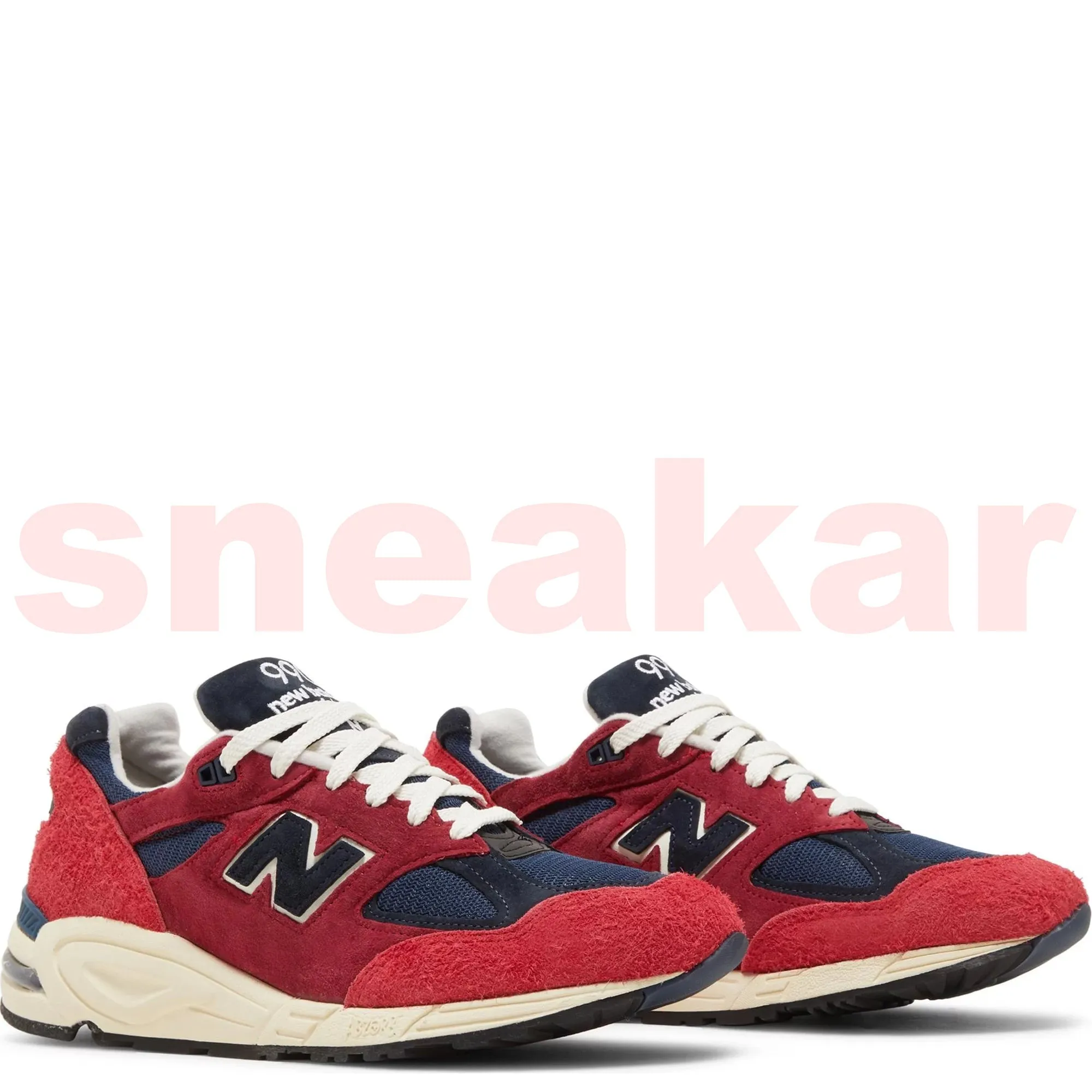 Men's New Balance X Teddy Santis 990V2 Miusa Red sold by Zulily product image thumbnail 5
