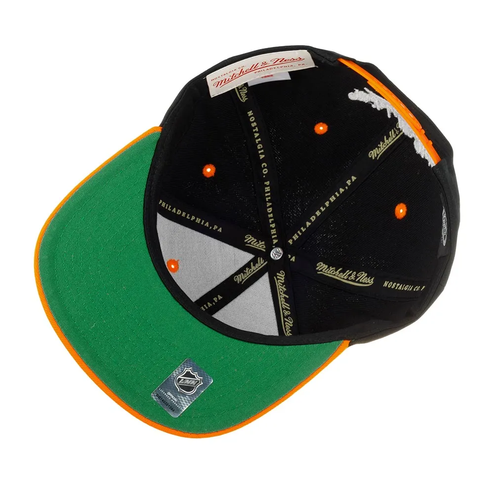 Men's Mitchell & Ness Nhl Transcript Snapback Ducks - Black-Orange sold by Zulily product image thumbnail 4