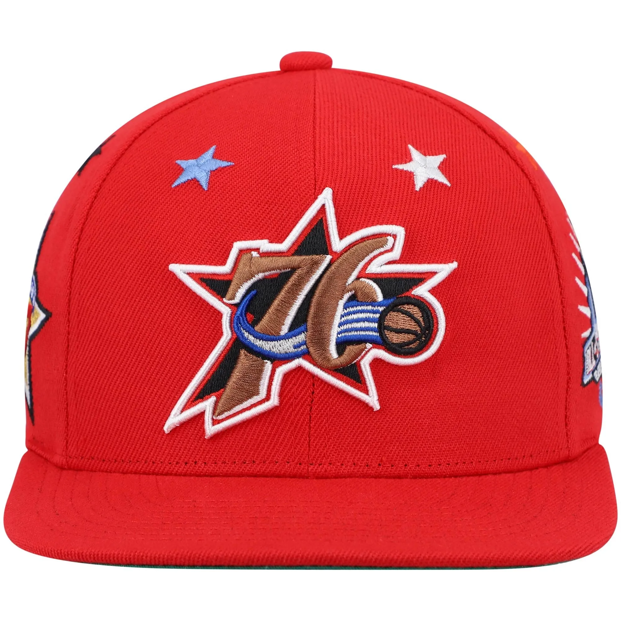 Men's Mitchell & Ness NBA 1997 Top Star Snapback Hwc 76Ers - Red sold by Zulily product image thumbnail 2