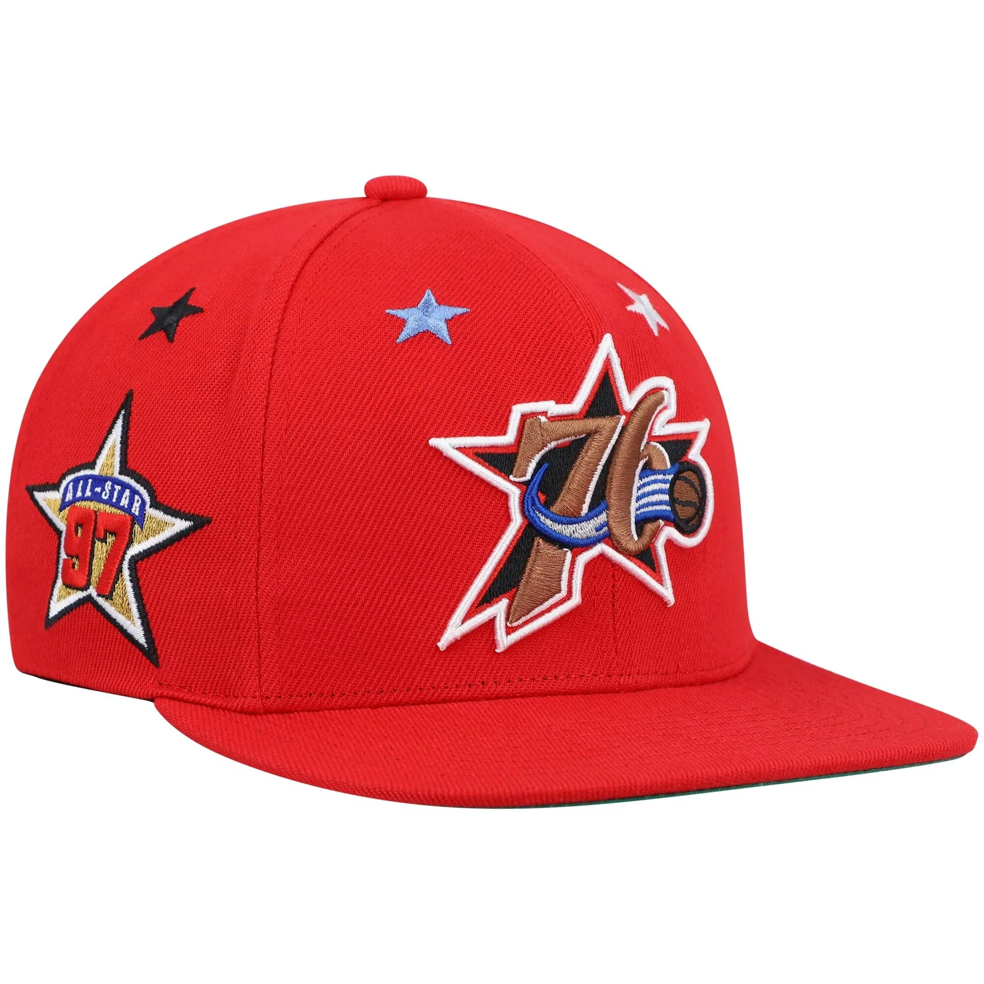 Men's Mitchell & Ness NBA 1997 Top Star Snapback Hwc 76Ers - Red sold by Zulily product image thumbnail 3